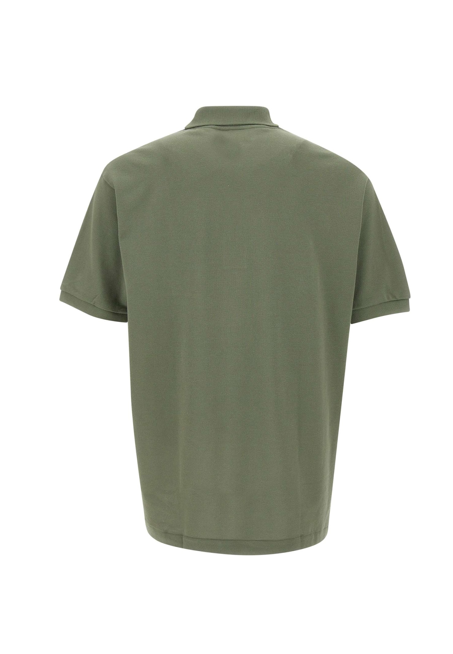 Shop Lacoste Piquet Cotton Polo Shirt In Green