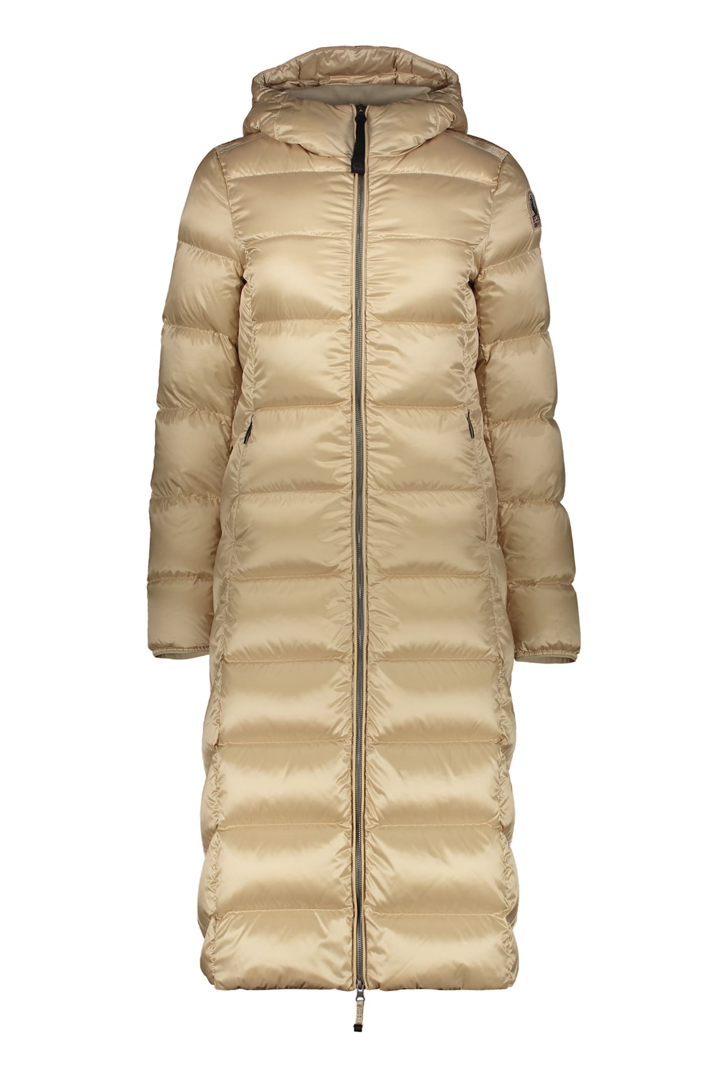 Leah Long Hooded Down Jacket