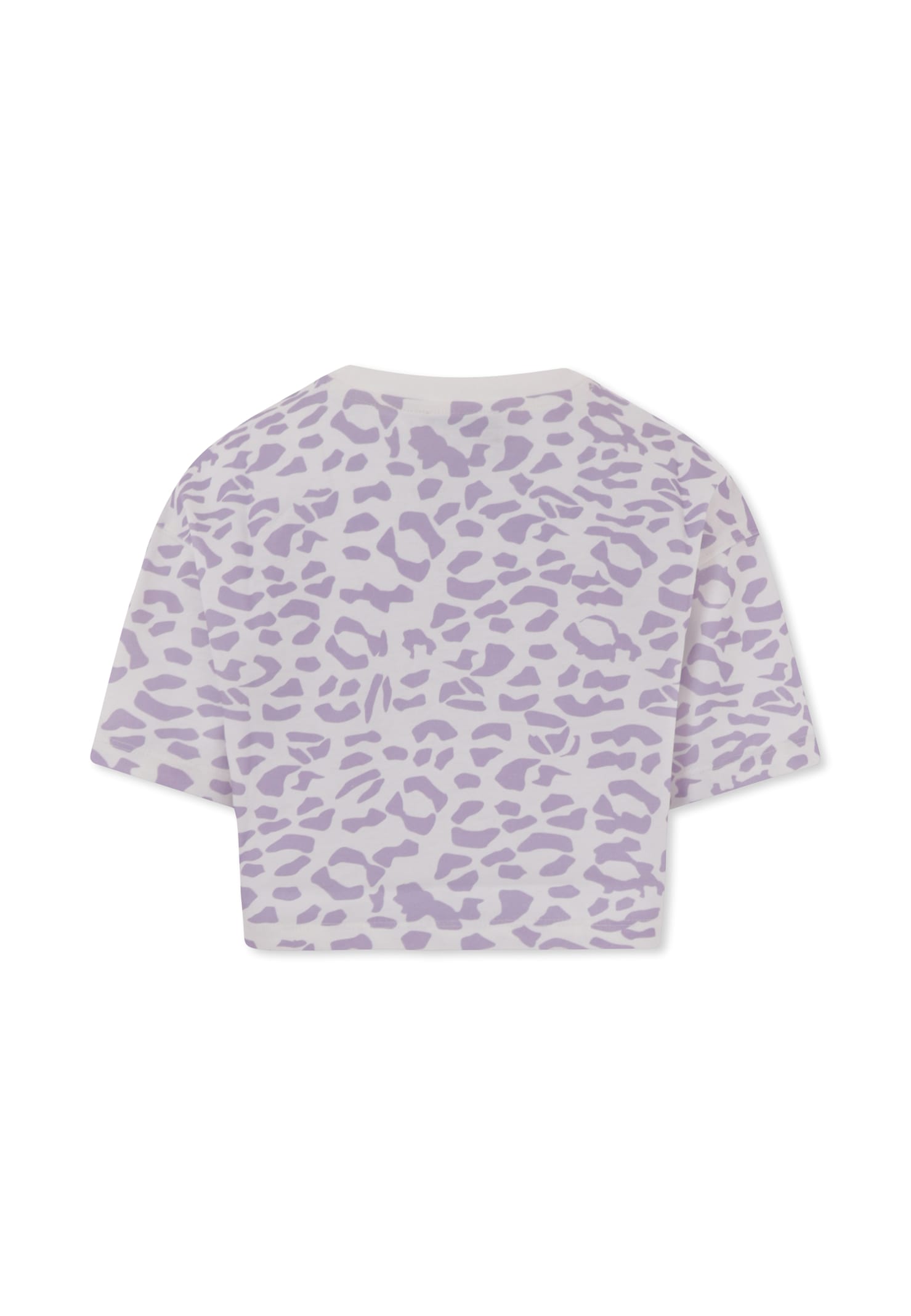Flower Mountain Leopard-print T-shirt In White
