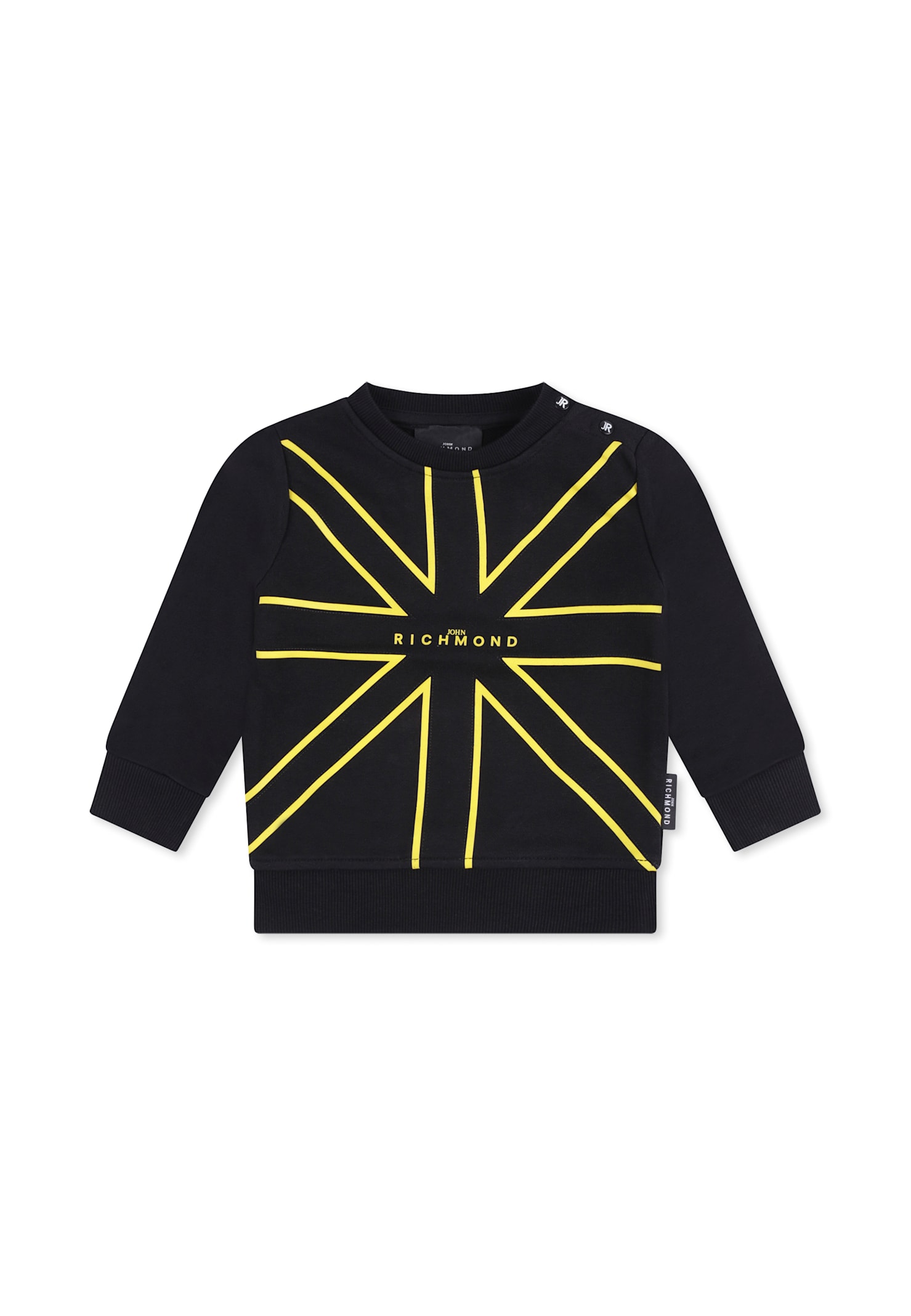 Richmond Black Sweatshirt For Baby Boy With Logo