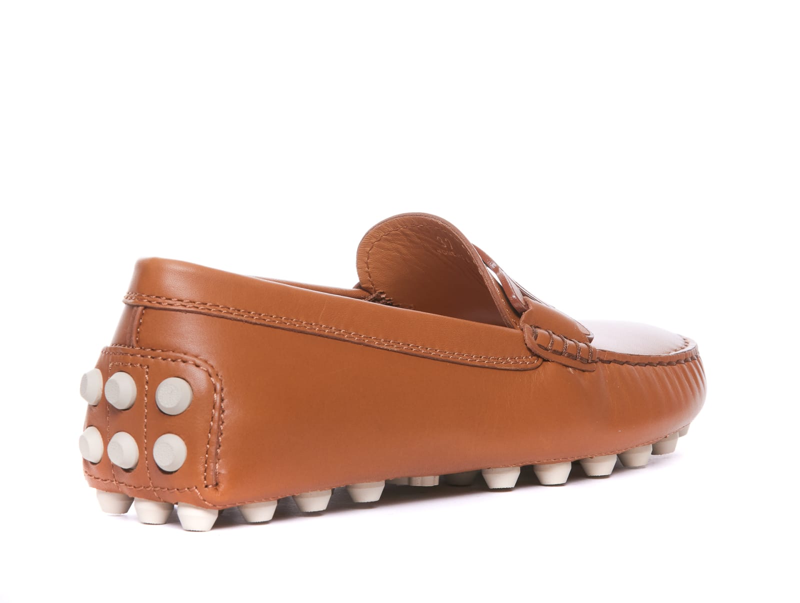 Shop Tod's Gommino Bubble Kate Loafers In Leather Brown