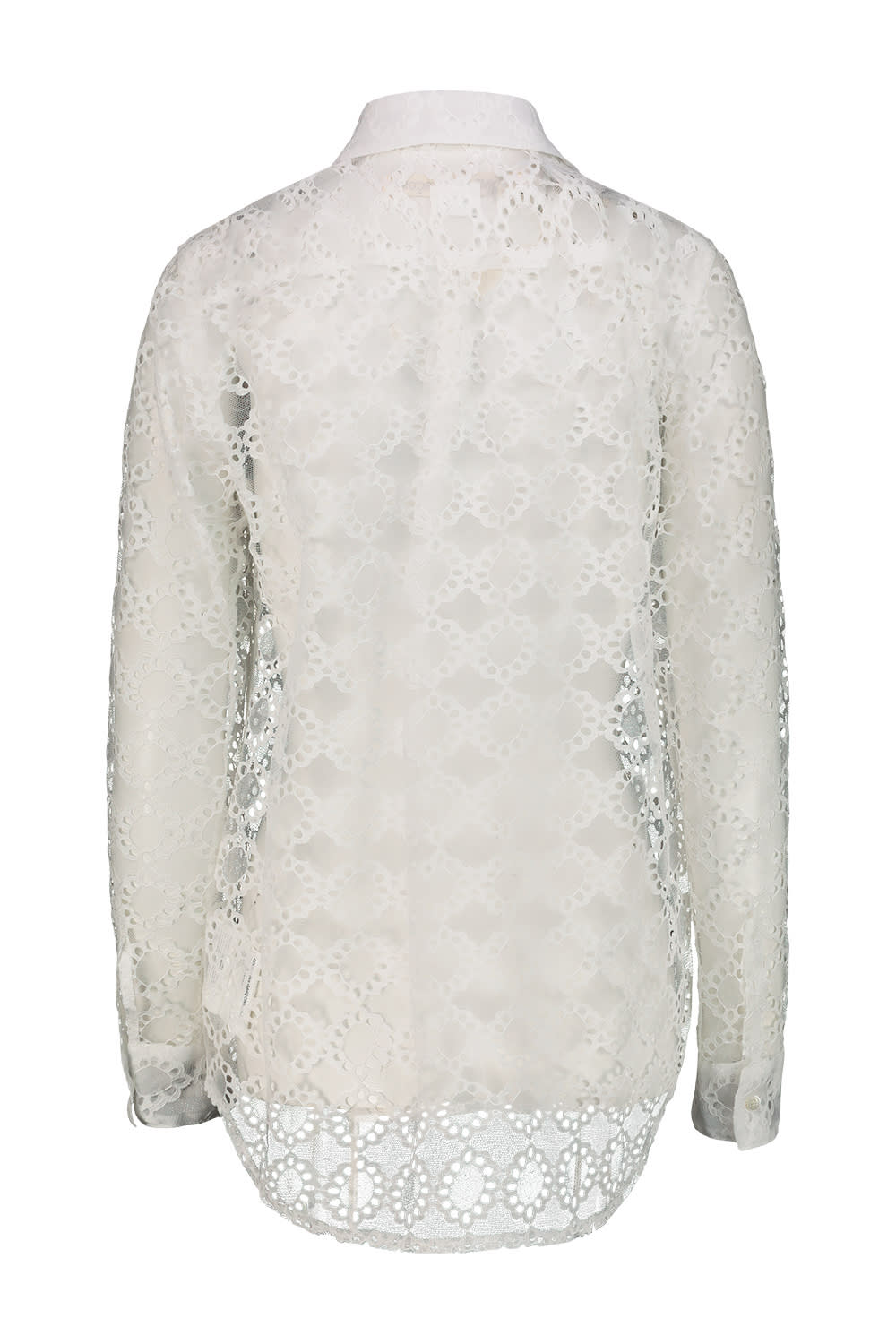 COMME DES GARÇONS COMME DES GARÇONS WHITE LACE SHIRT 