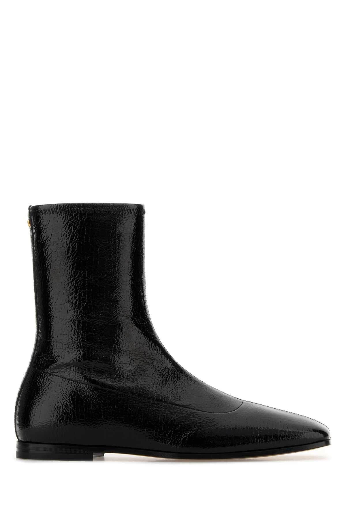 Valentino Garavani Black Leather Vlogo Signature Boots Valentino Garavani Black Leather Vlogo Signature Boots