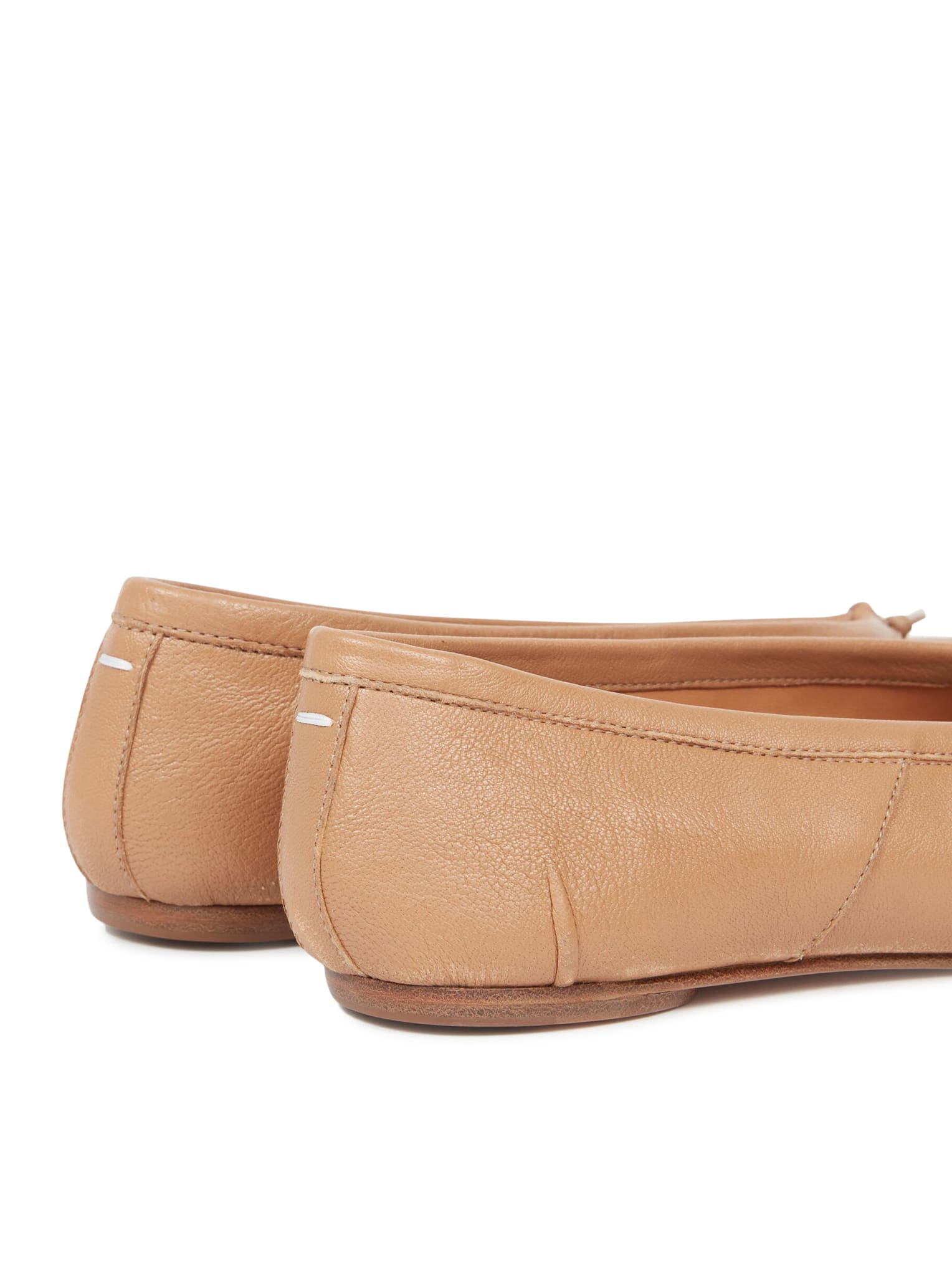 Shop Maison Margiela Tabi New Ballerina In Nude & Neutrals