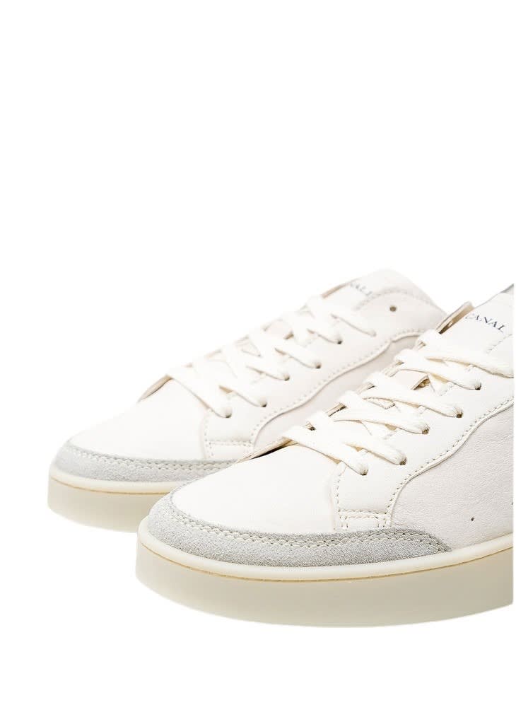 Shop Canali Sneakers In White