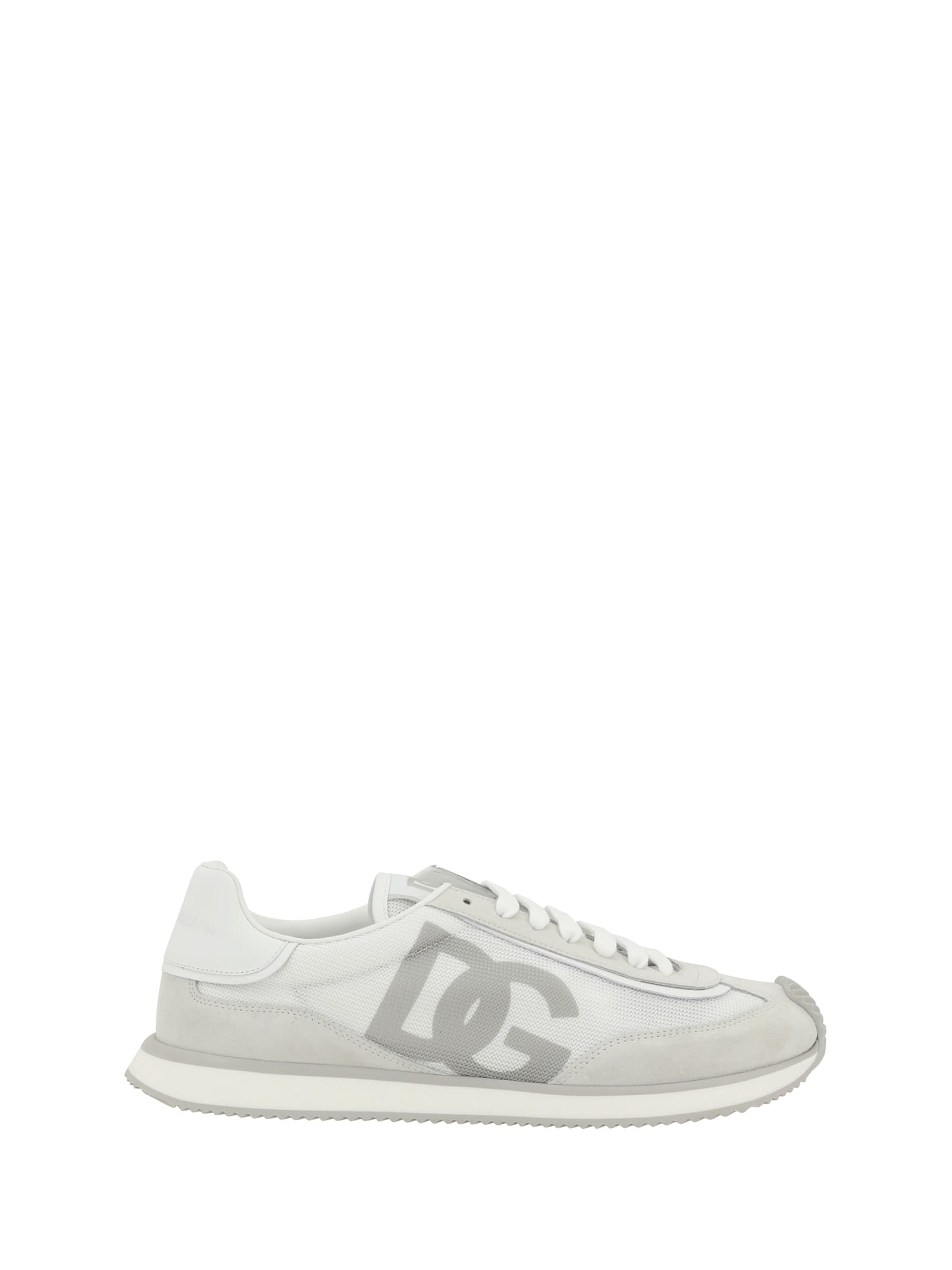 Dolce & Gabbana Portofino Calfskin Sneakers Dg Logo