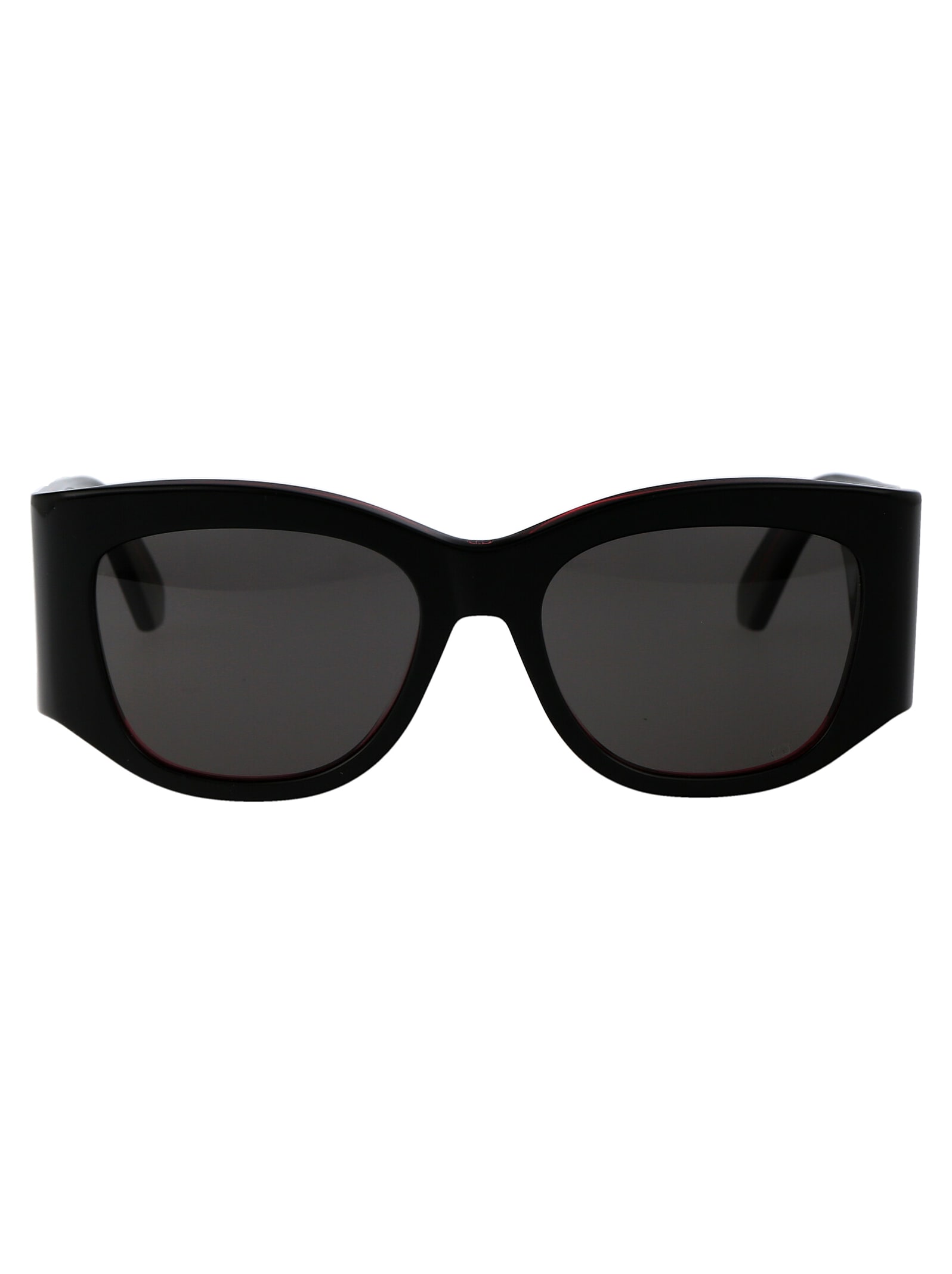 Shop Dior Nuit S1i Sunglasses In 16a0 Black/other / Smoke