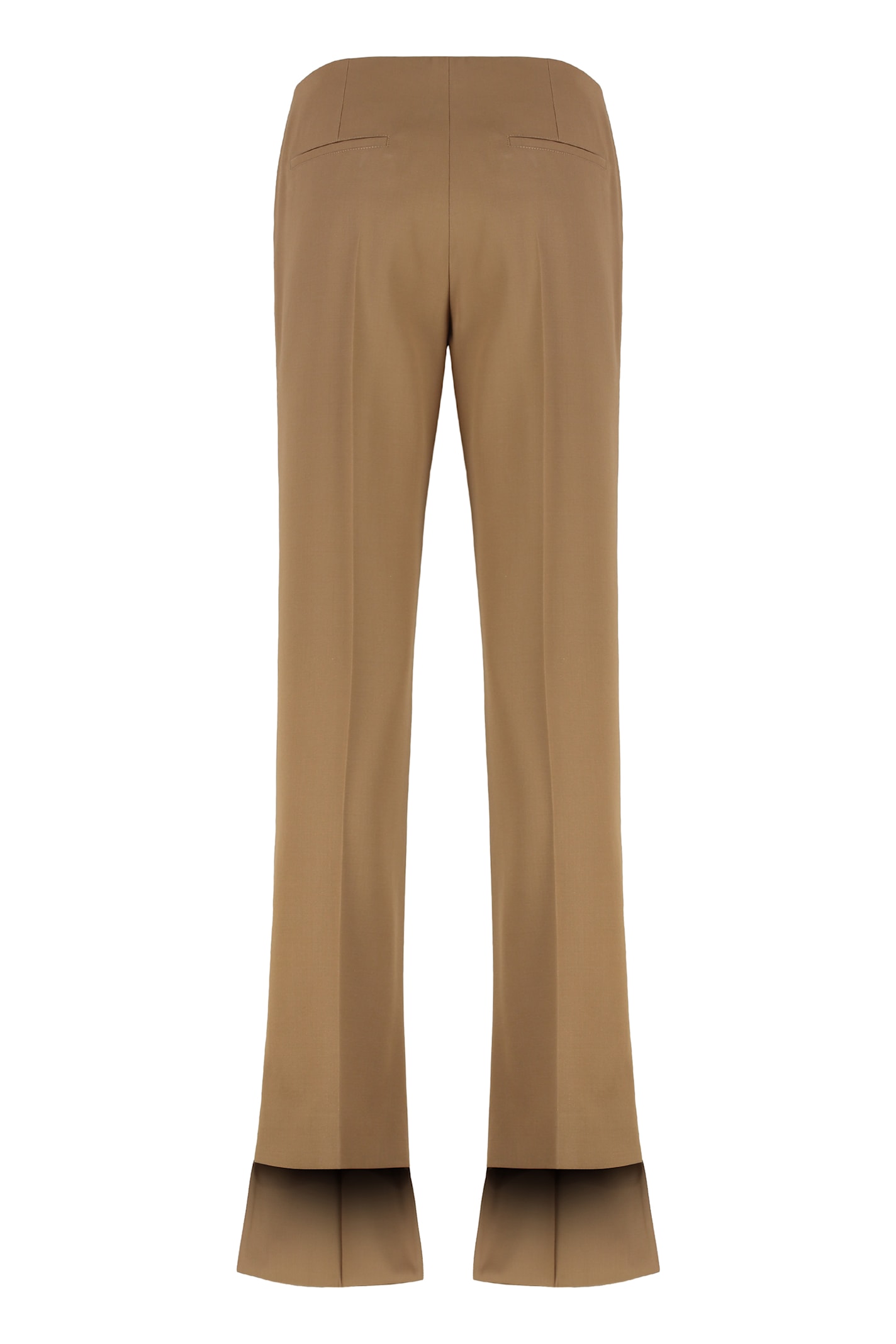 Chloé Wool Trousers In Brown