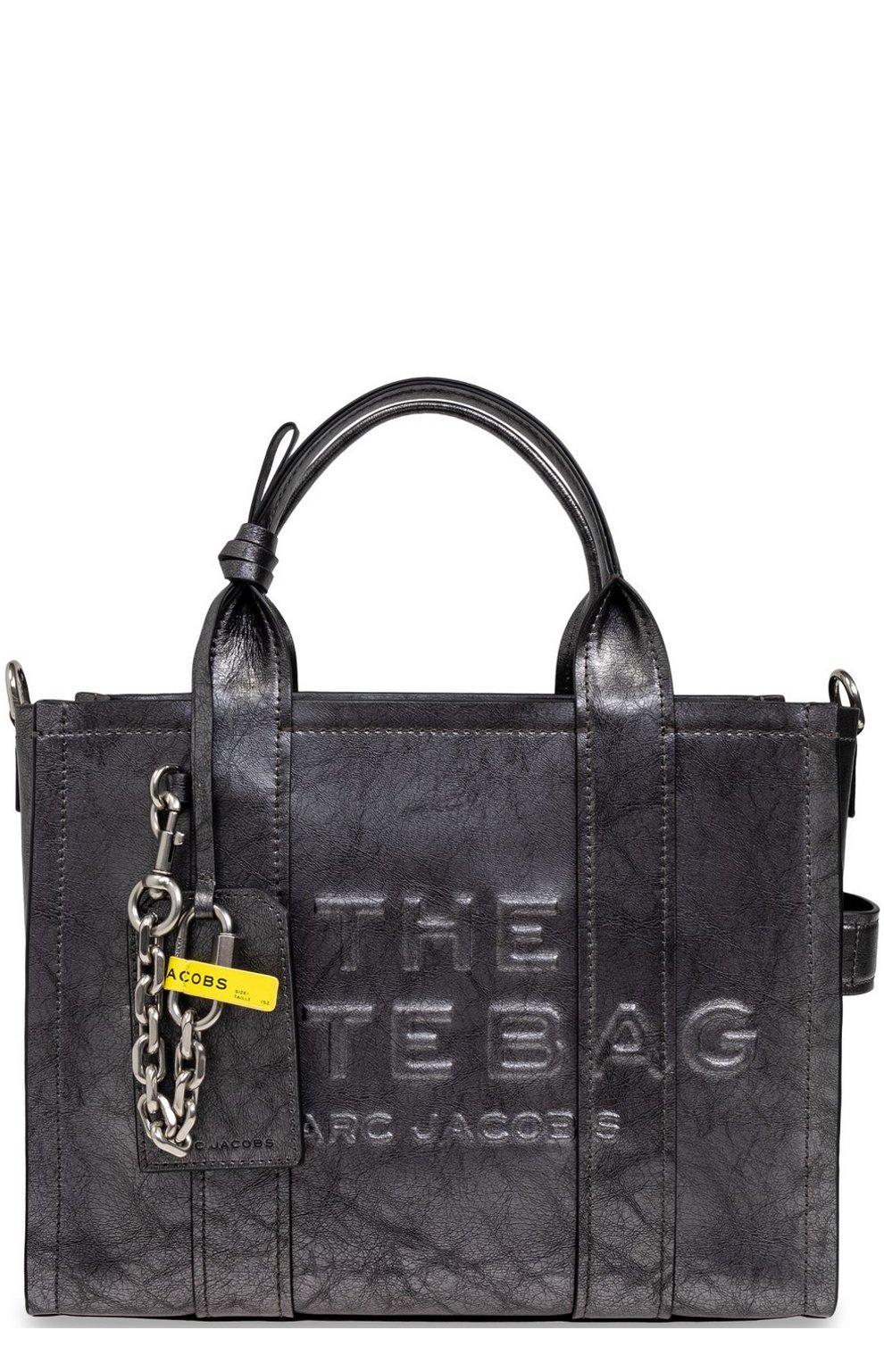 The Metallic Distressed Medium Tote Bag