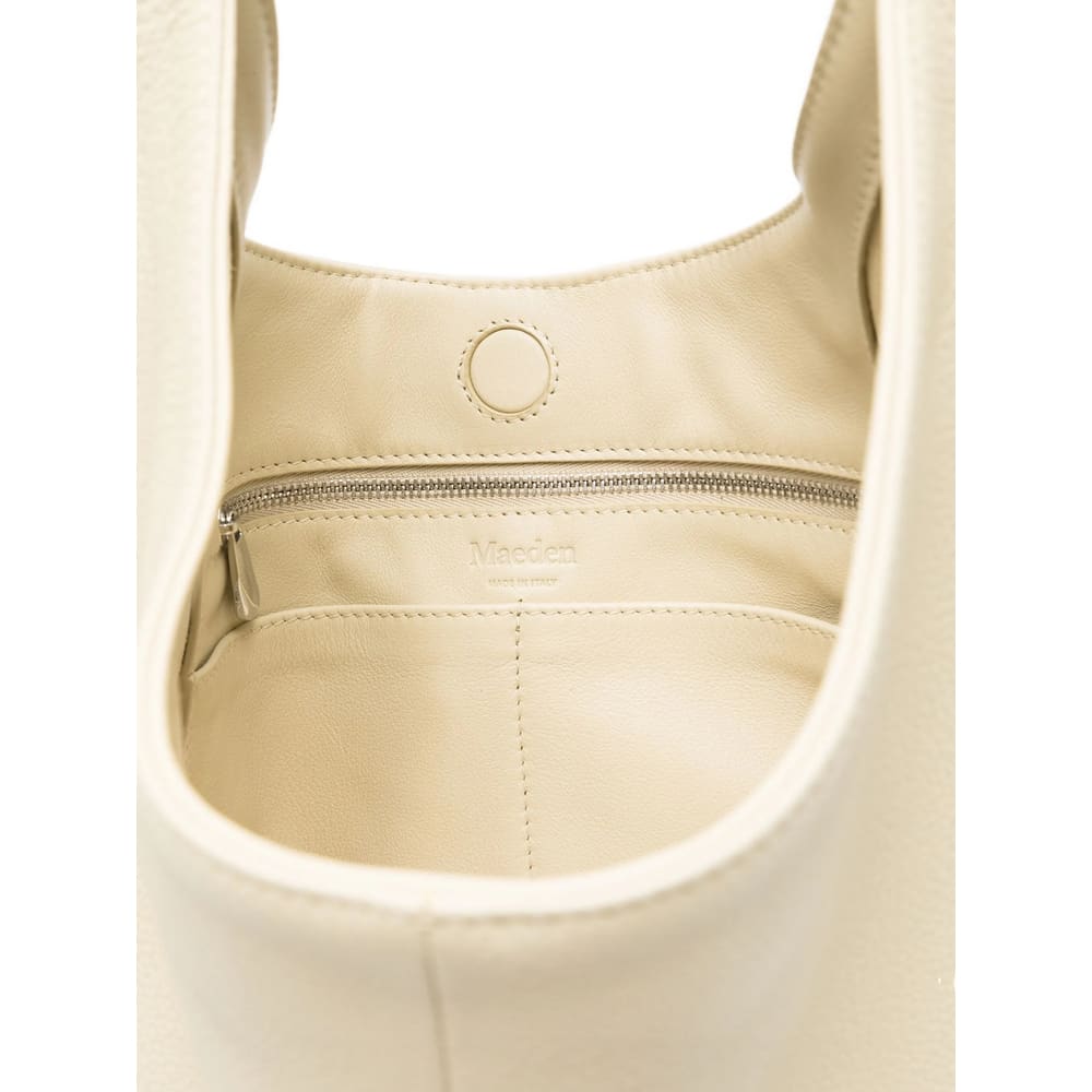Maeden Market Leather Tote Bag In Neutral