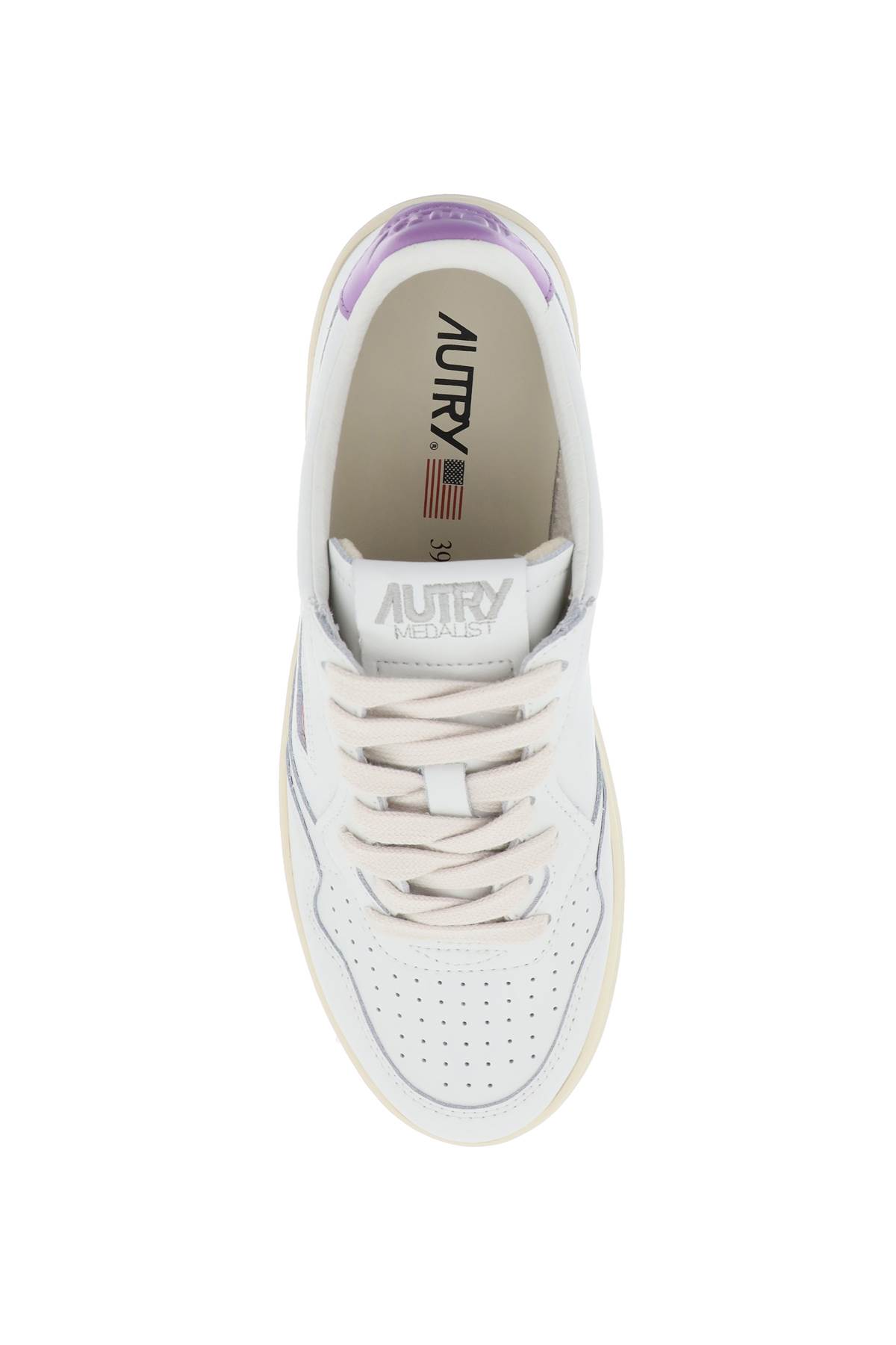 Autry Sneakers In White/lilac
