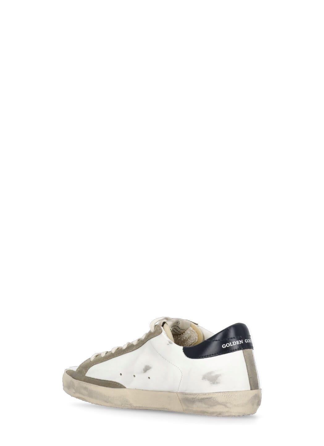 Golden Goose Distressed Leather Low Top Sneakers In Neutral