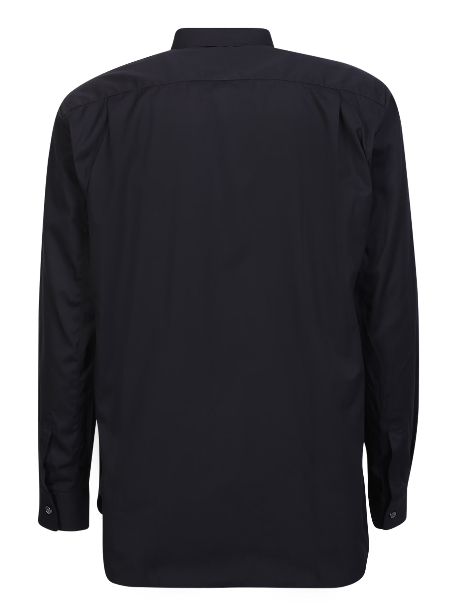 Shop Comme Des Garçons Shirt Poplin Shirt Black