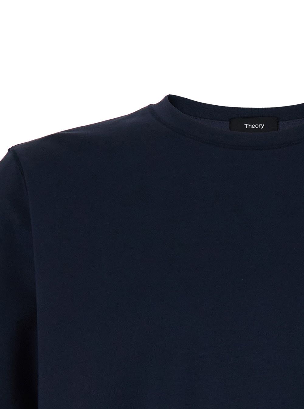 Theory Essential Crewneck Short Sleeve Tee In Blu