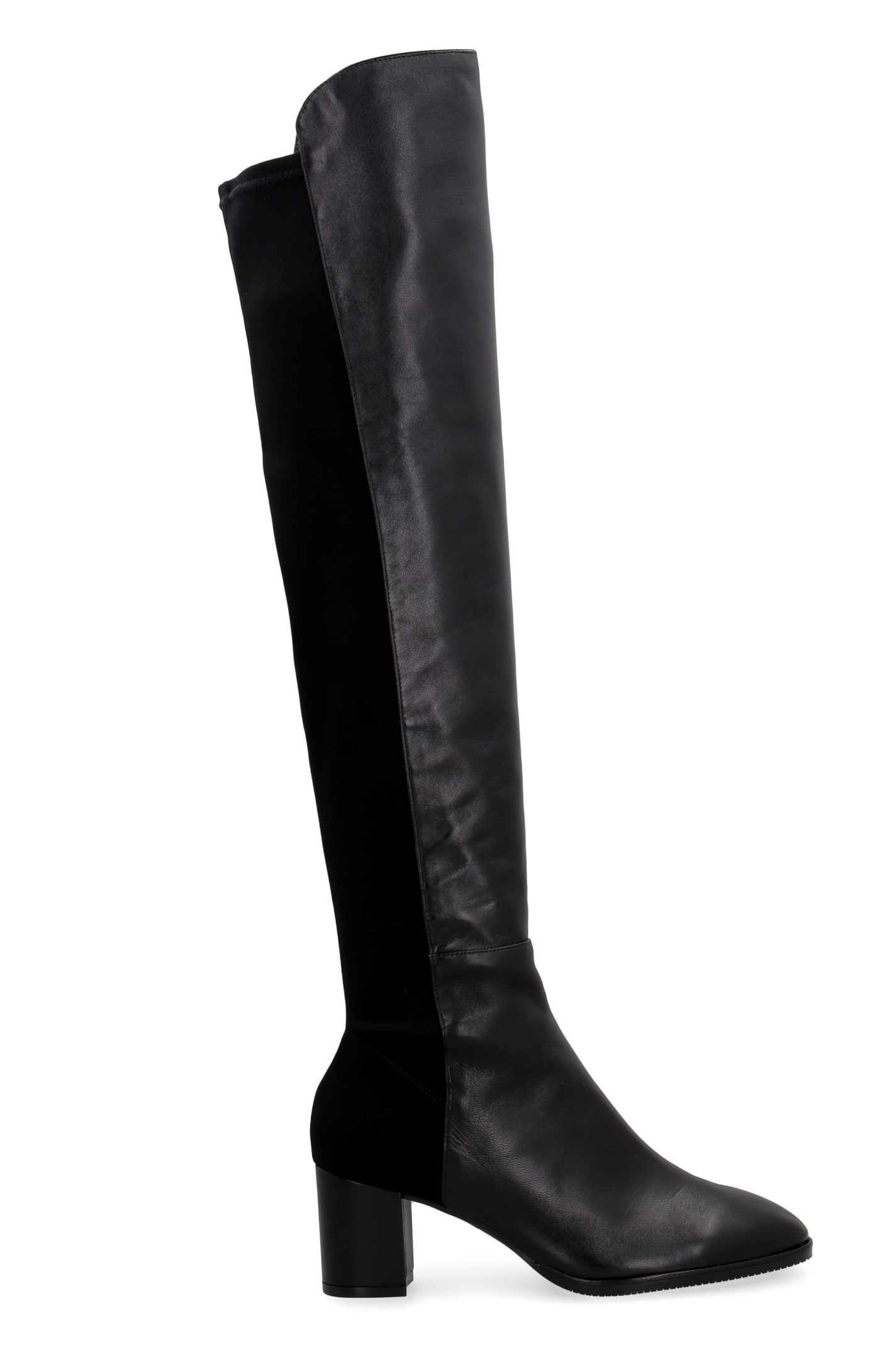 Buy Stuart Weitzman Harper 60 Leather Over-the-knee Boots online, shop Stuart Weitzman shoes with free shipping
