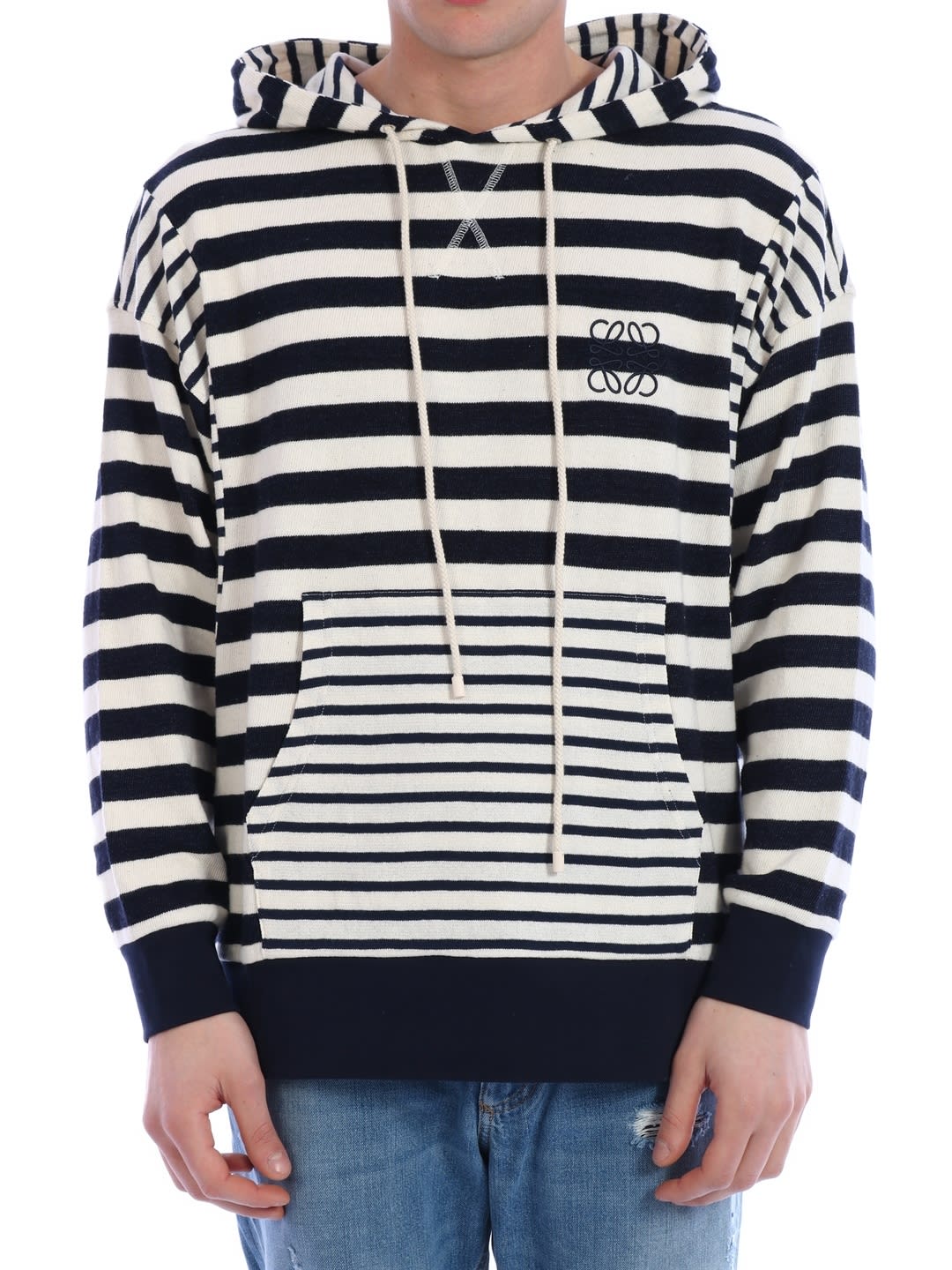 LOEWE STRIPED SWEATSHIRT,11330246