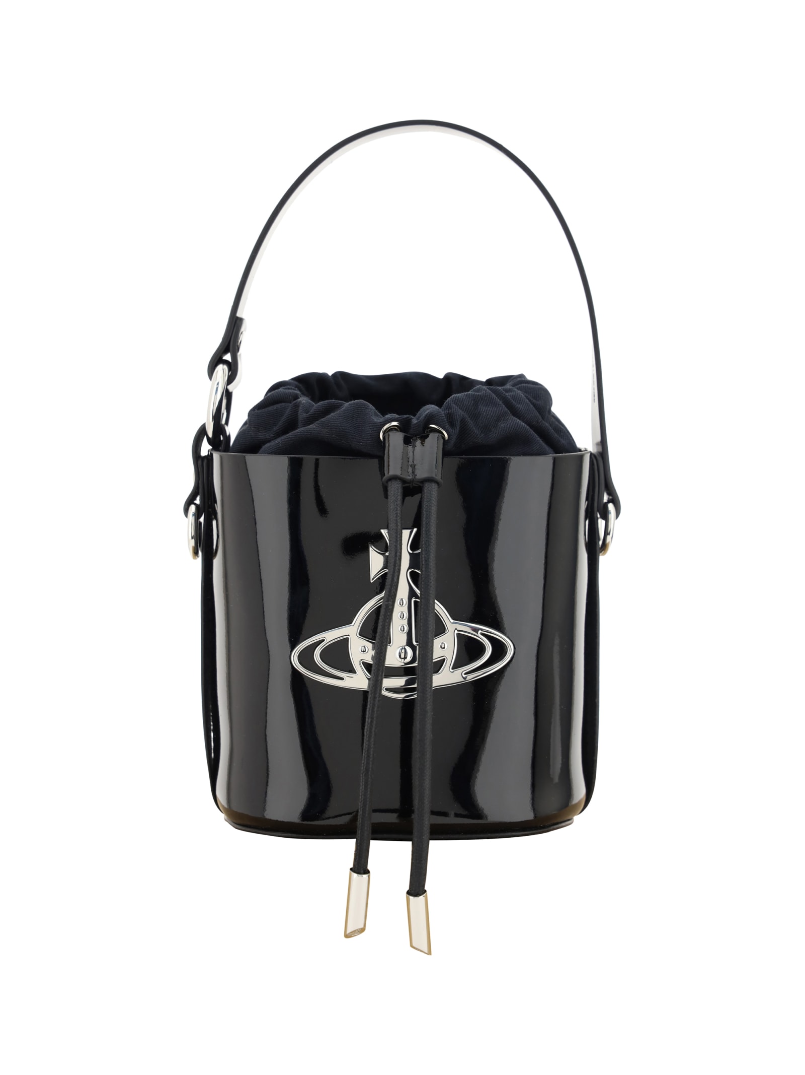 Vivienne Westwood: Black Victoria New Heart Bag