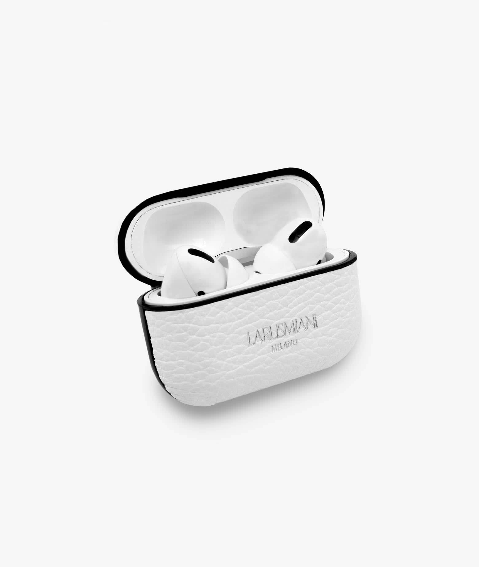 Larusmiani Airpods Second Skin Accessory In White