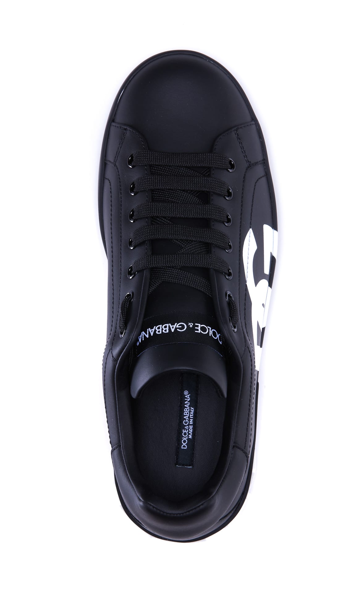 Shop Dolce & Gabbana Portofino Sneakers In Black