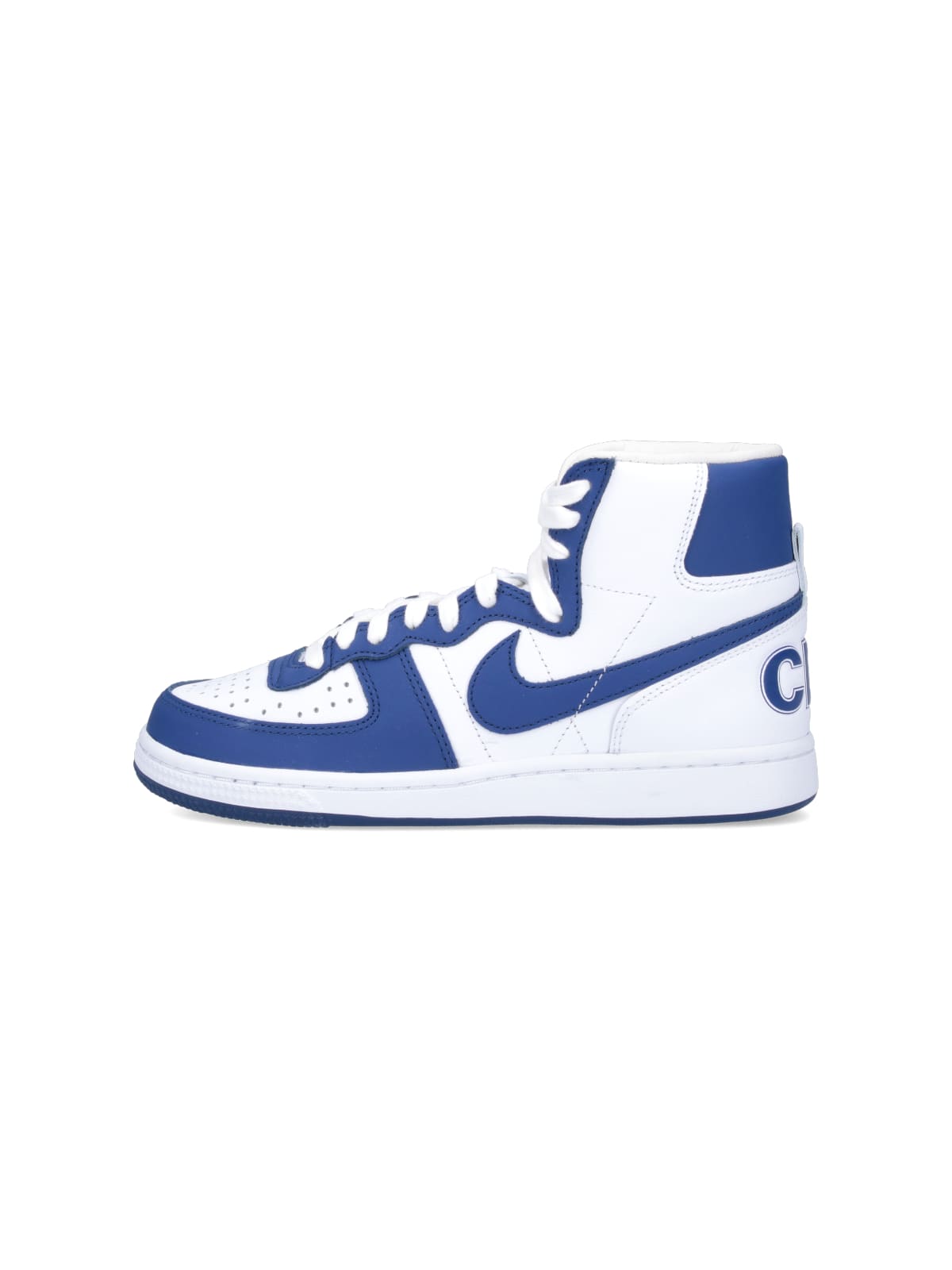Shop Comme Des Garçons Homme Deux X Nike Terminator High Sneakers In Blue