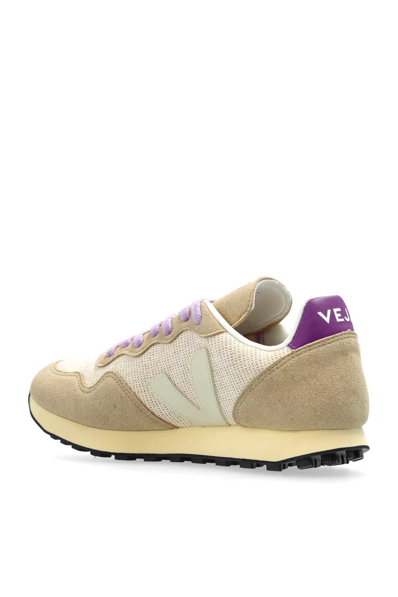 Veja Sdu Colorblock Jute Raffia Runner Sneakers In Neutral