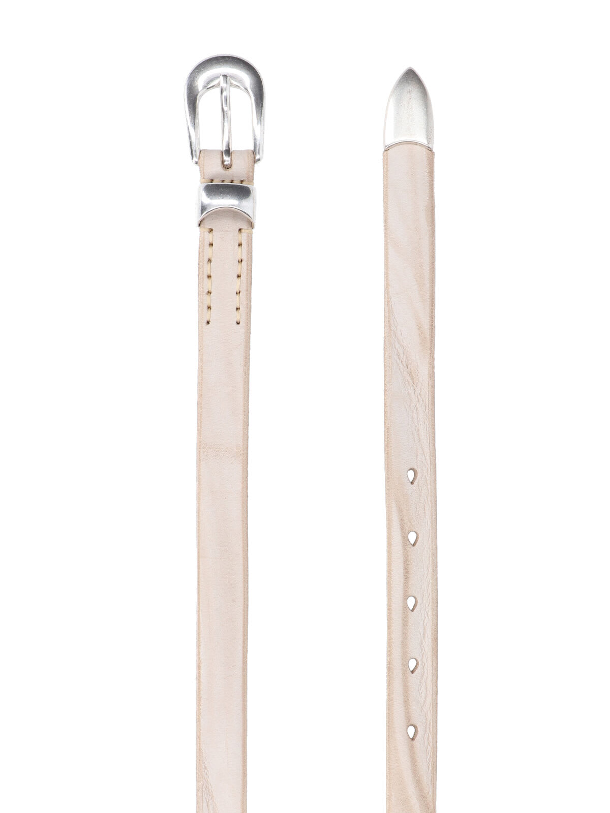 Our Legacy Suede Belt In Gray