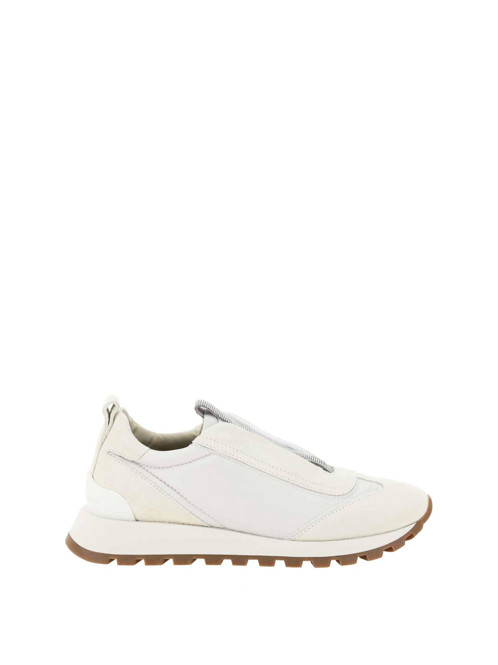 Shop Brunello Cucinelli Sneakers In Bianco