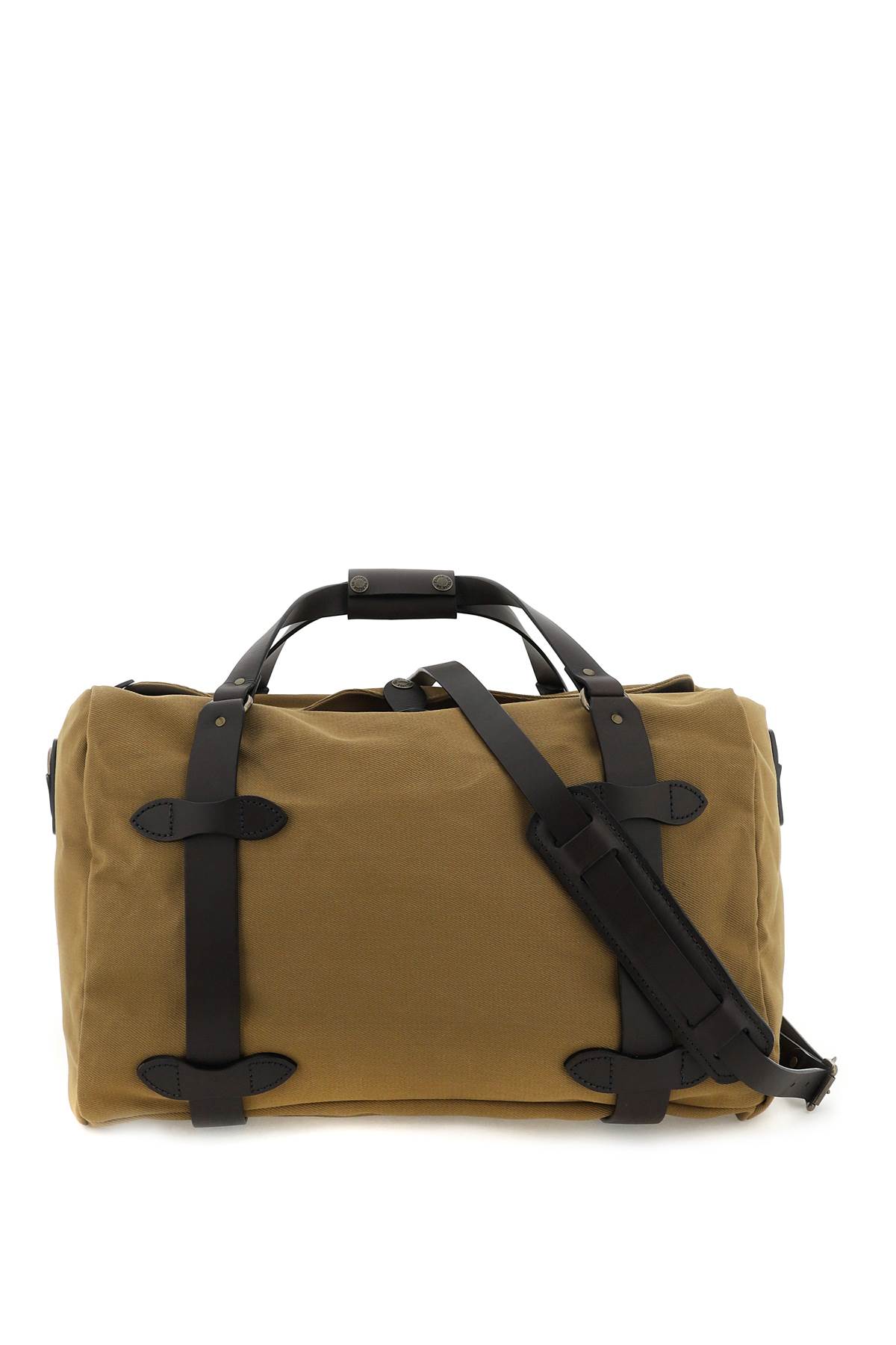 Shop Filson Cotton Twill Duffle Bag In Otter Green (beige)