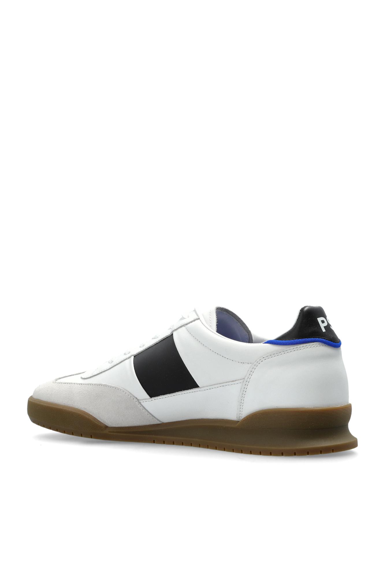 Paul Smith Panel Contrast Sneaker With Branded Heel In Multi