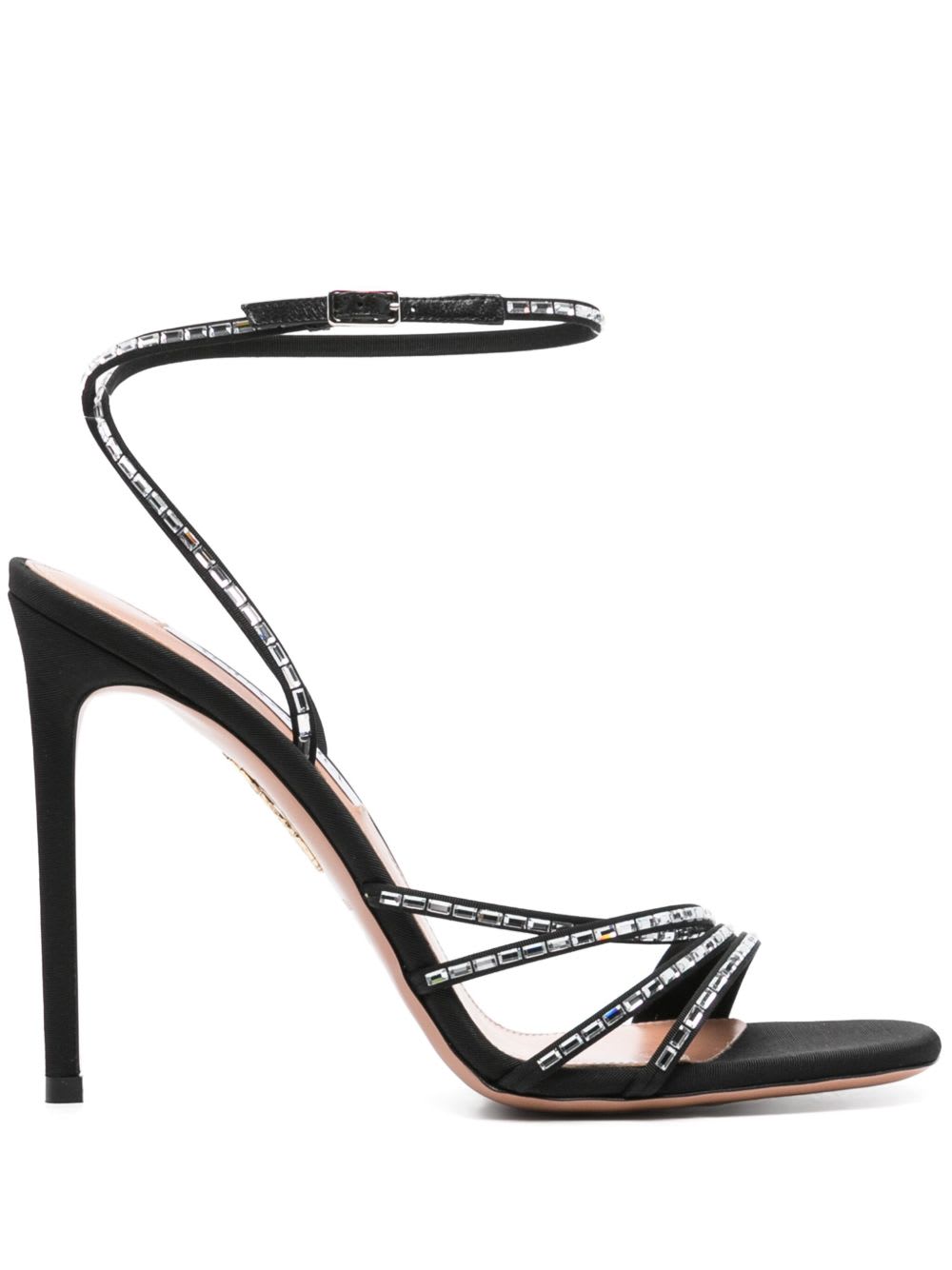 Aquazzura Sandali Mistica In Tessuto Decorato  Donna In Multi