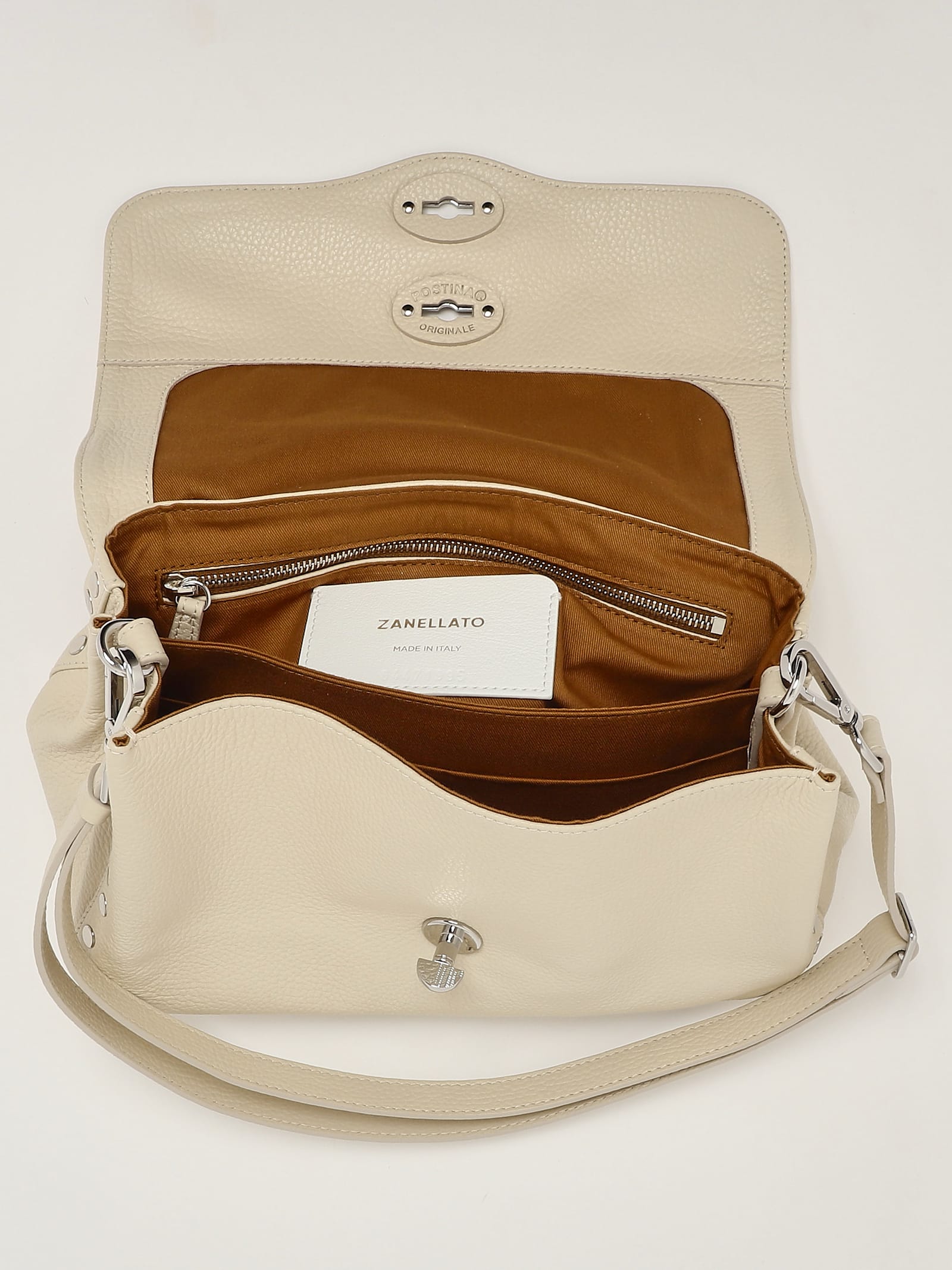Zanellato Postina Daily S Shoulder Bag In Gray