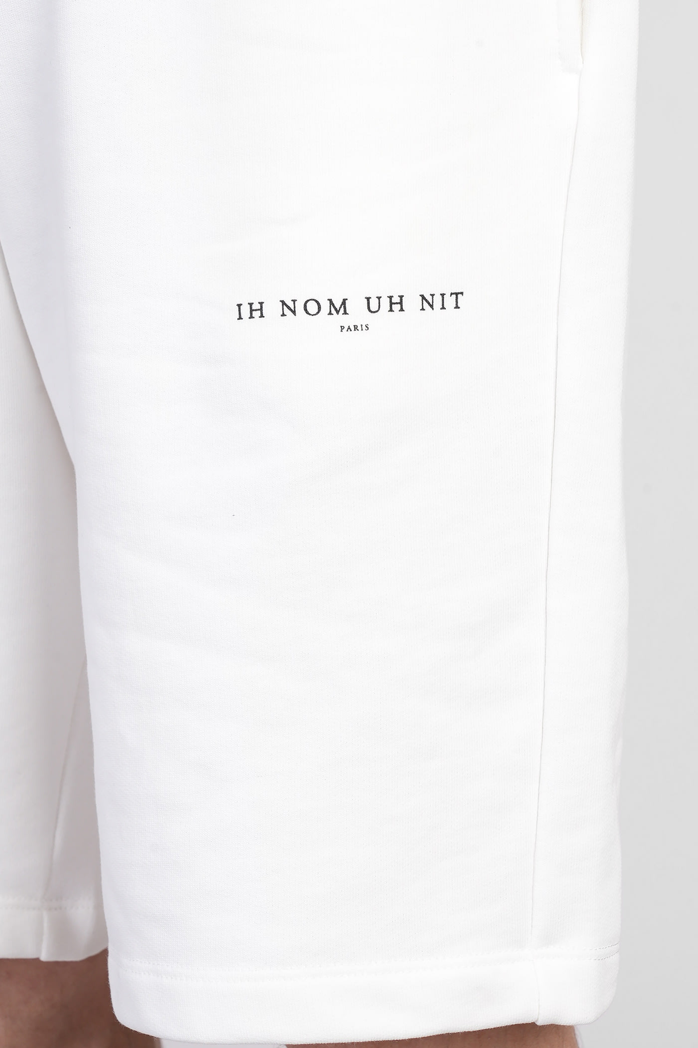 Ih Nom Uh Nit Logo-print Track Shorts In White