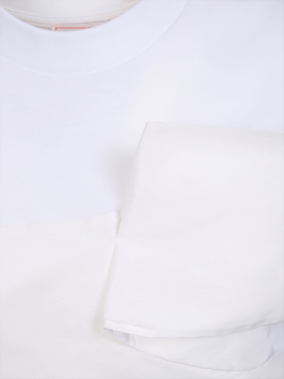 Shop Alexander Mcqueen Cut Out Details White Top