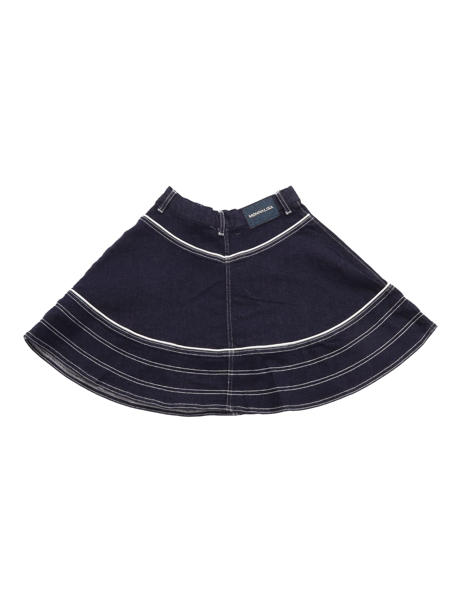Monnalisa Jeansrock Mit Herztaschen In Blue