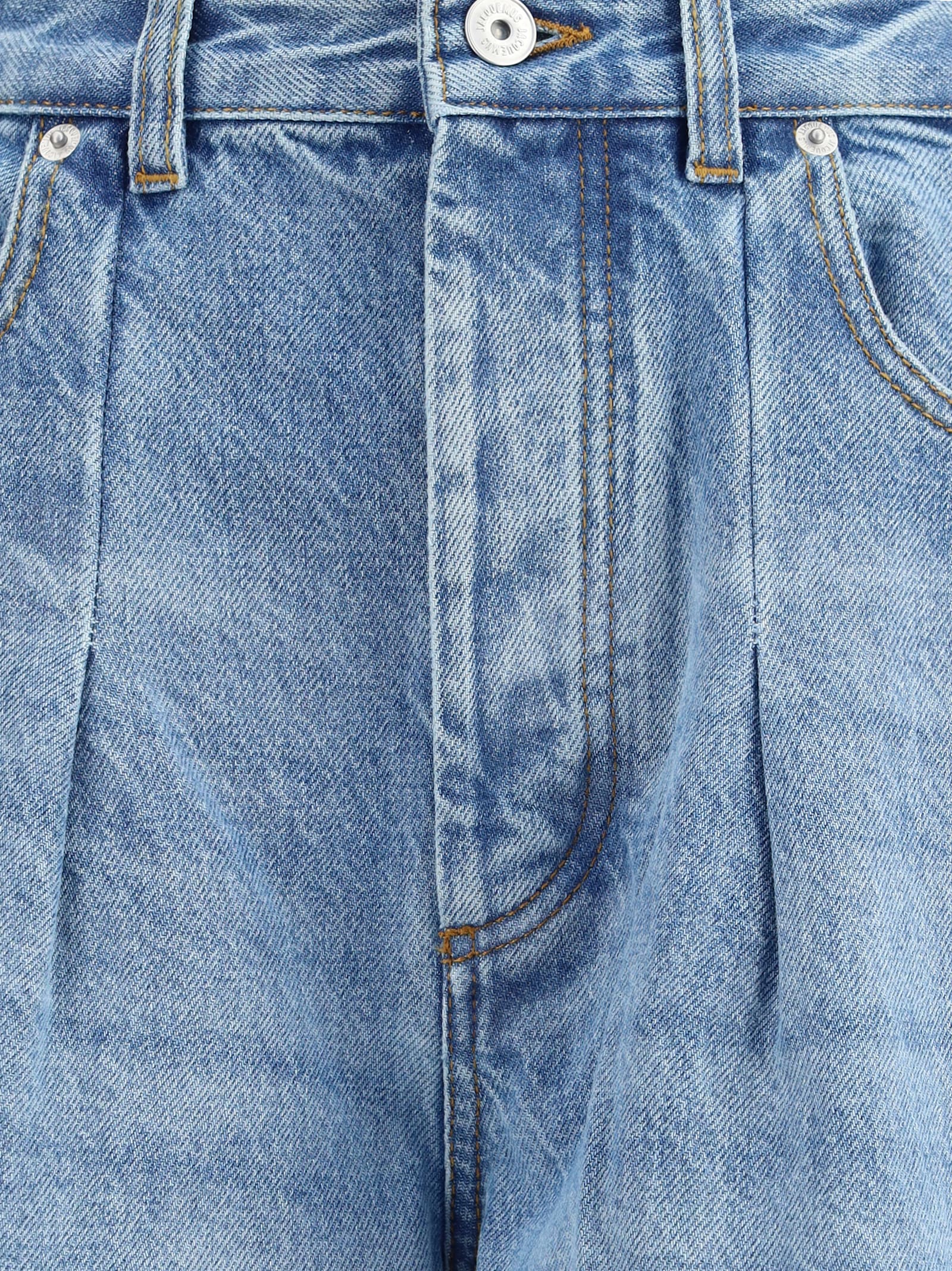 Jacquemus Le De-nimes Oversized Jeans In Blue