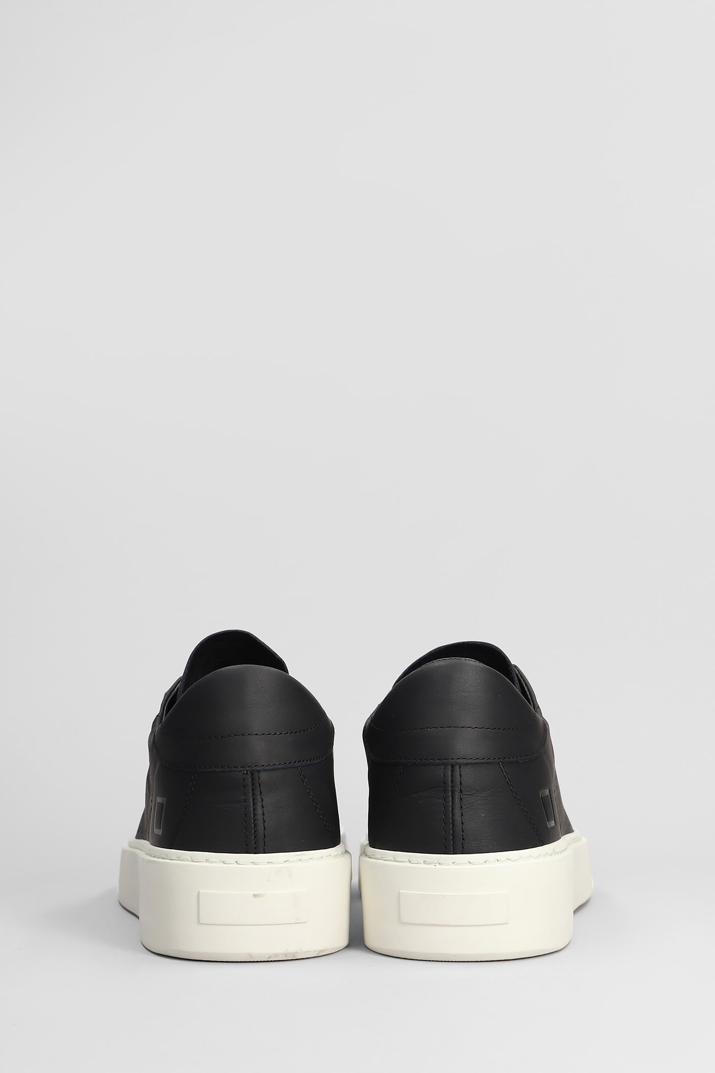 Shop Date Levante Sneakers In Black Leather