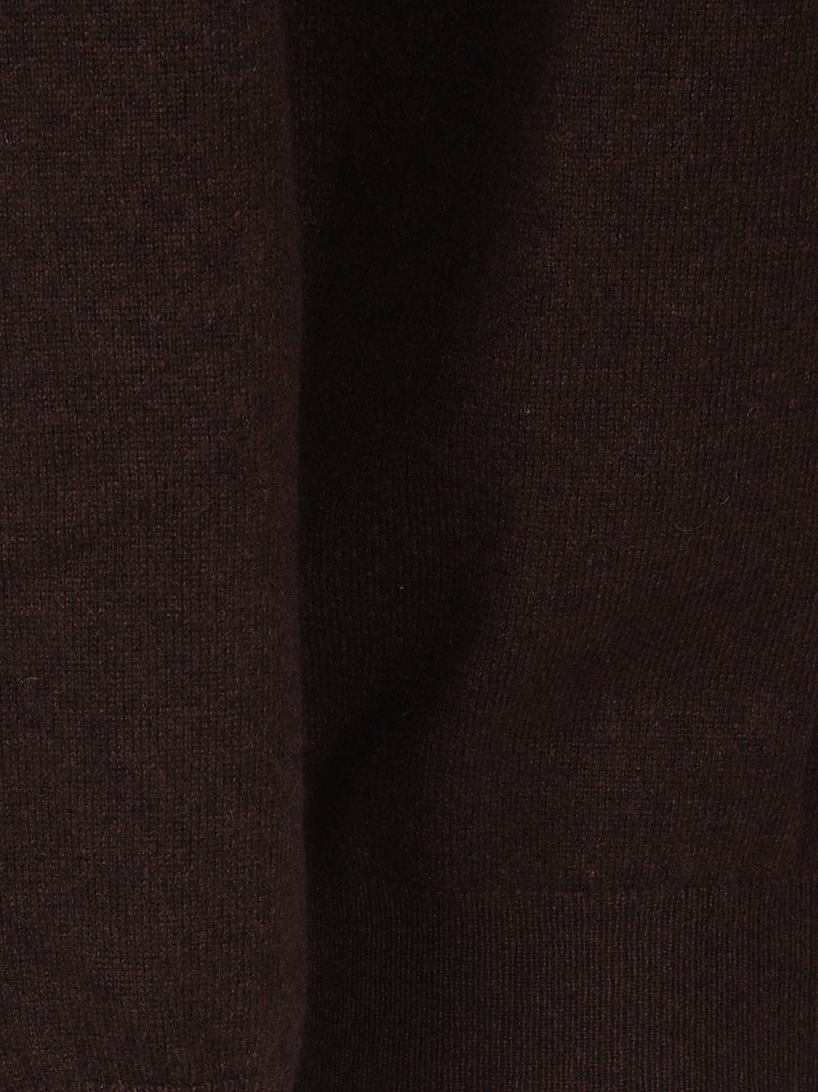 Ballantyne Round Neck Pullover In Brown