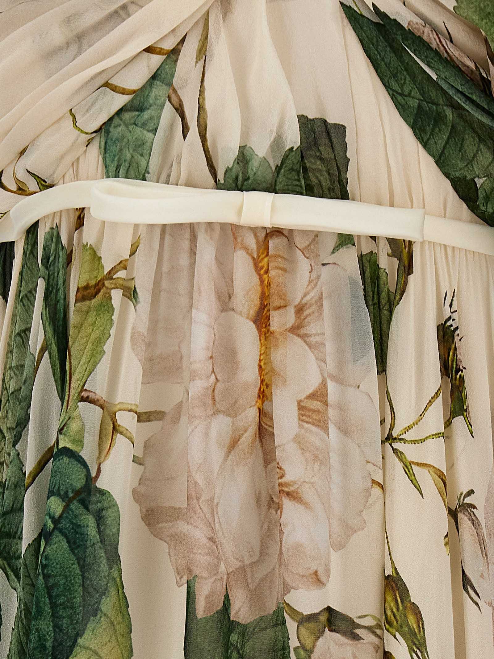 Shop Giambattista Valli Giant Bloom Floral Print Dress In Multicolor