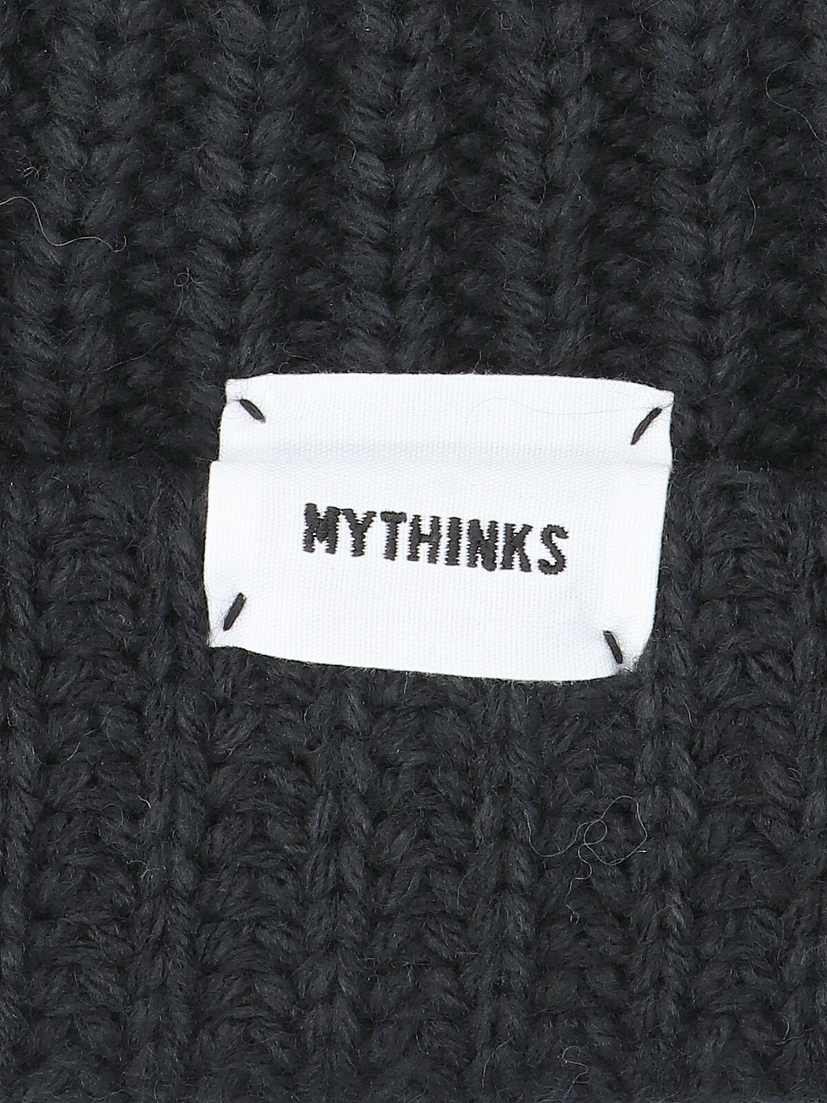 Mythinks Wool Blend Beanie In Black