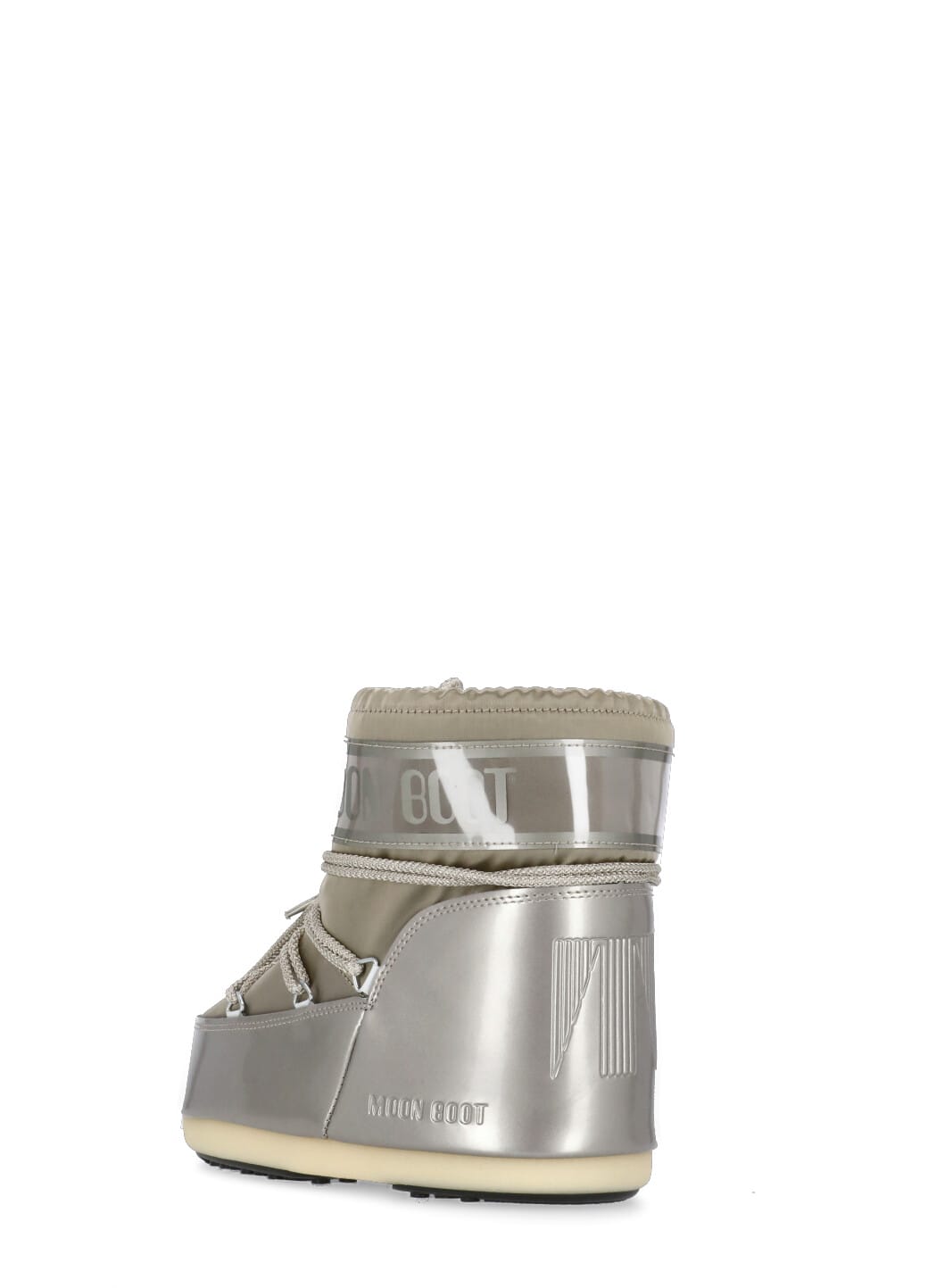 Shop Moon Boot Icon Low Glance Ankle Boots In Golden