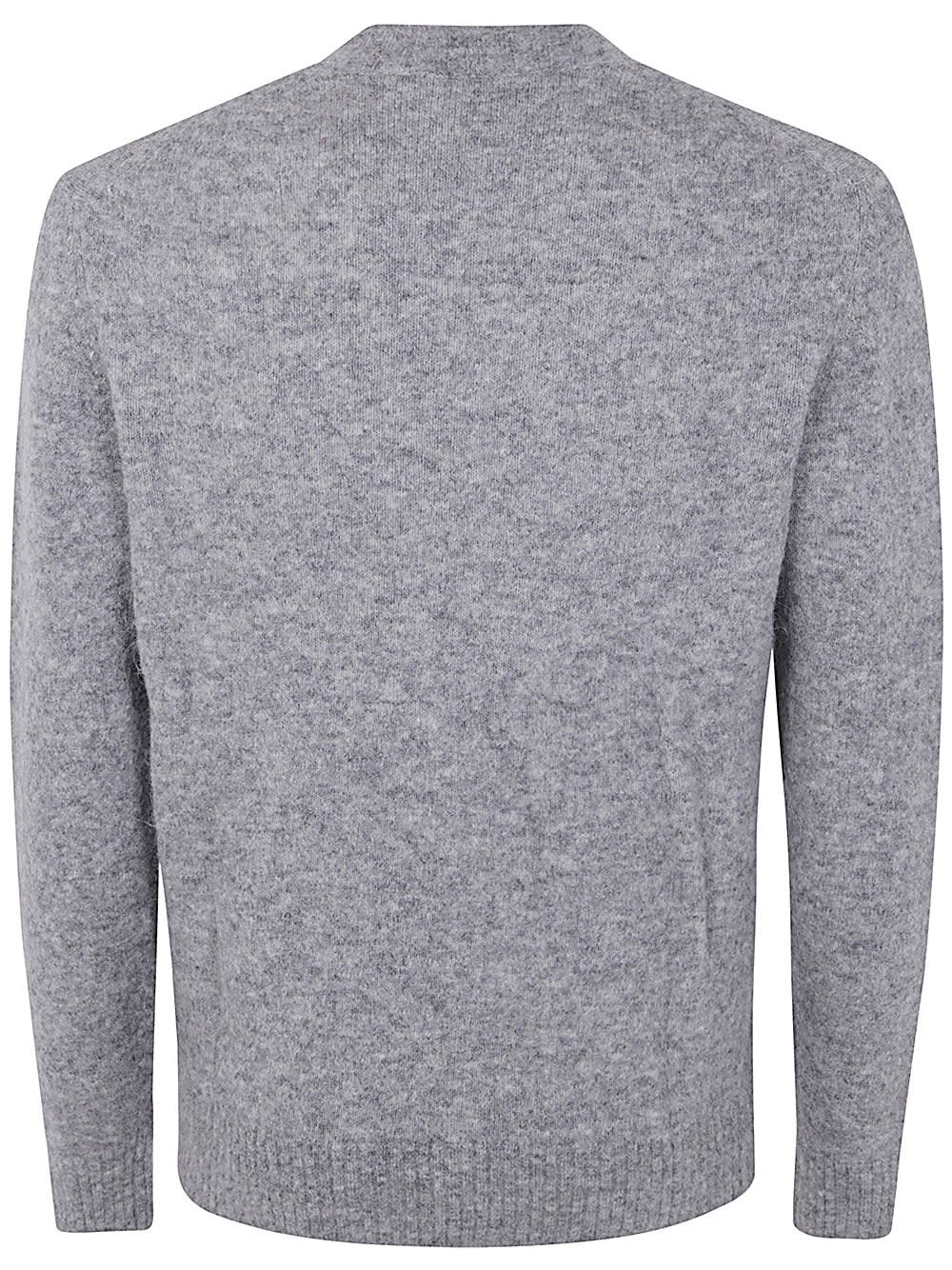 Shop Ballantyne Round Neck Pullover In Zinc