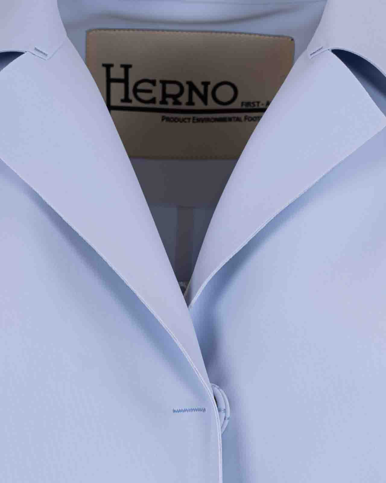 Shop Herno Coats Light Blue In Celeste