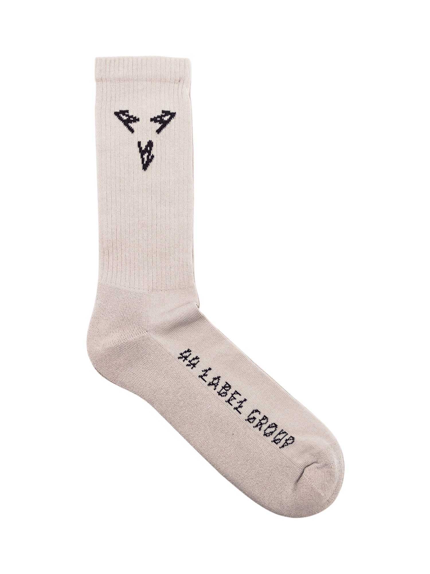 Shop 44 Label Group Socks With Logo In Gyps 44 Black