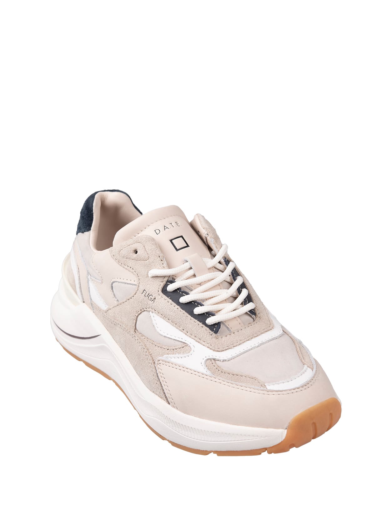 Shop Date Fuga Running Sneakers In Ivory D.a.t.e. In Avory