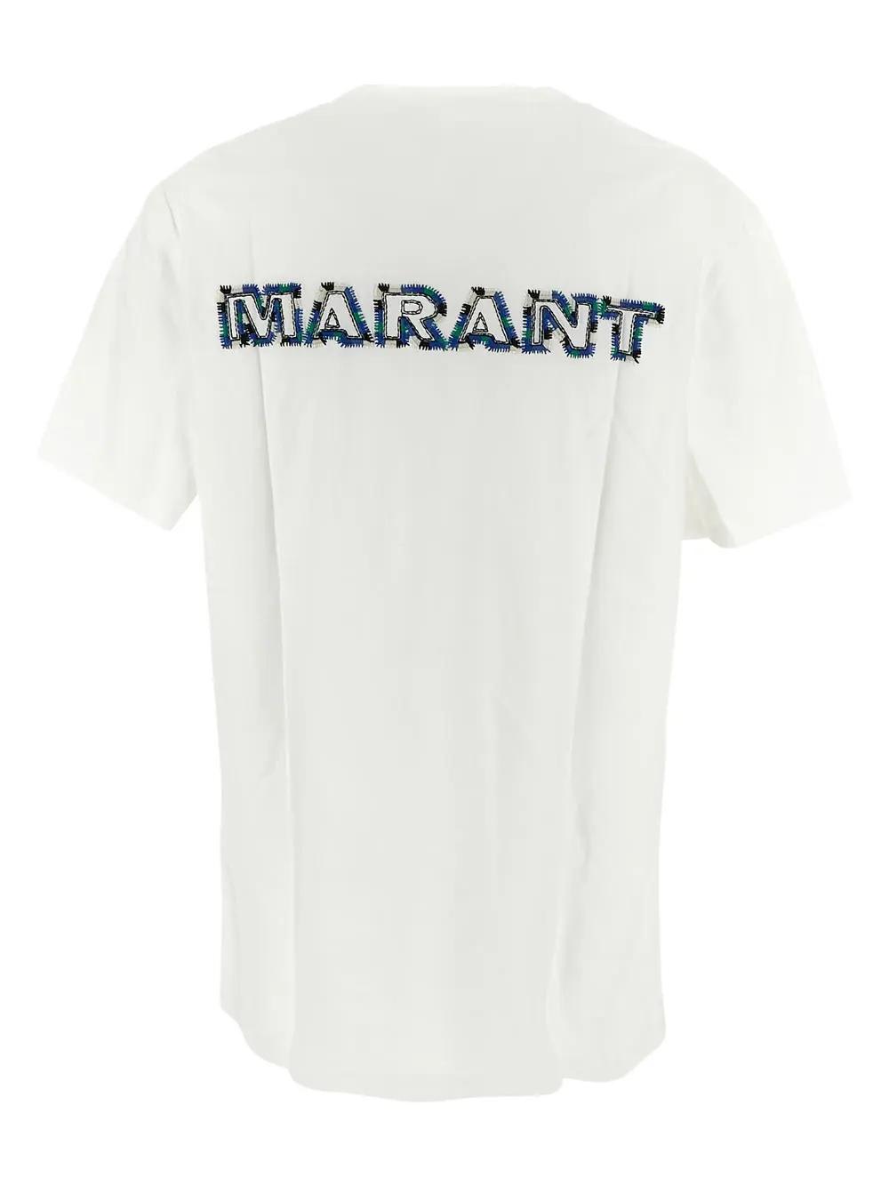 Shop Isabel Marant Hugo T-shirt In White