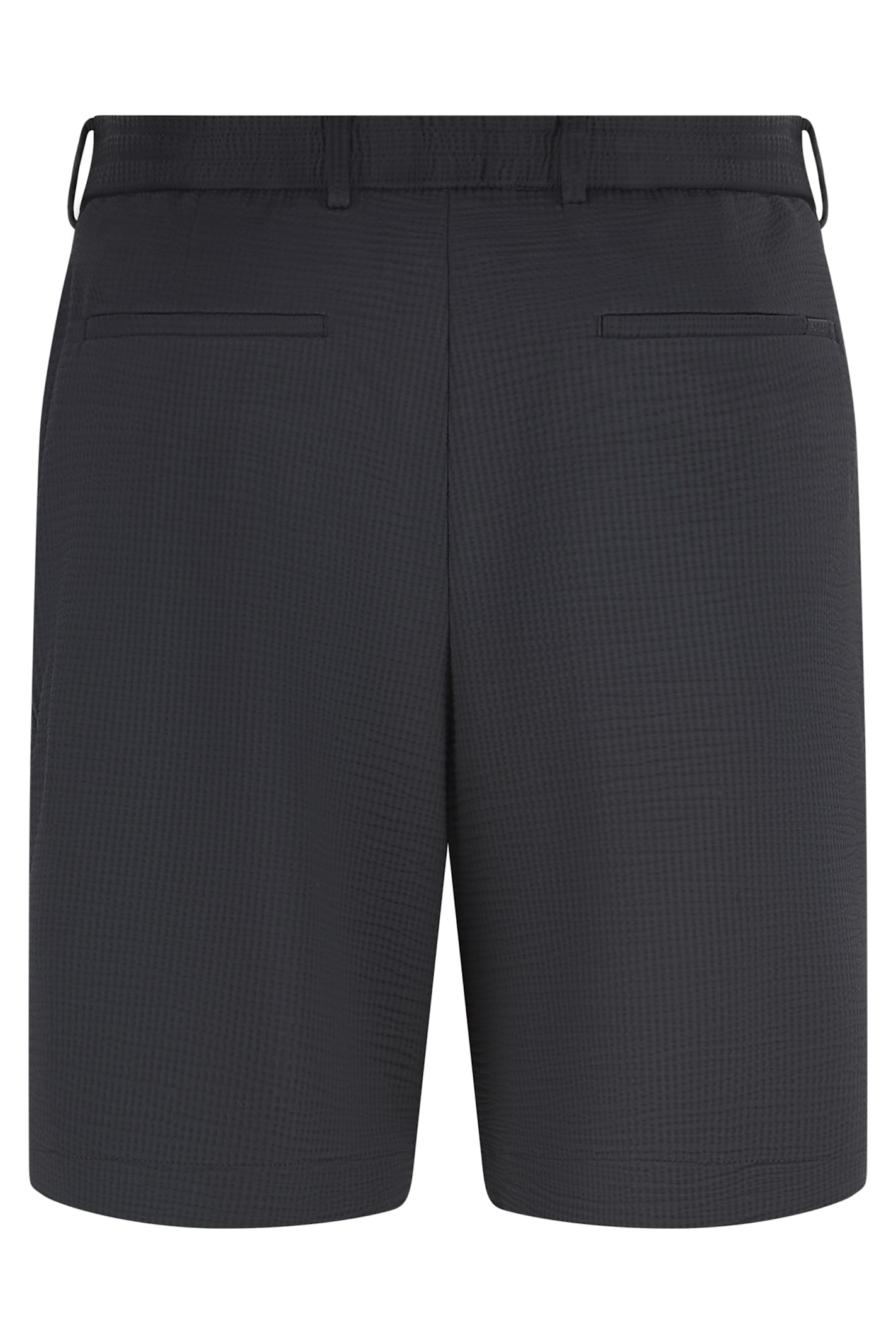 Hugo Boss Boss Techno Fabric Bermuda-shorts In Black