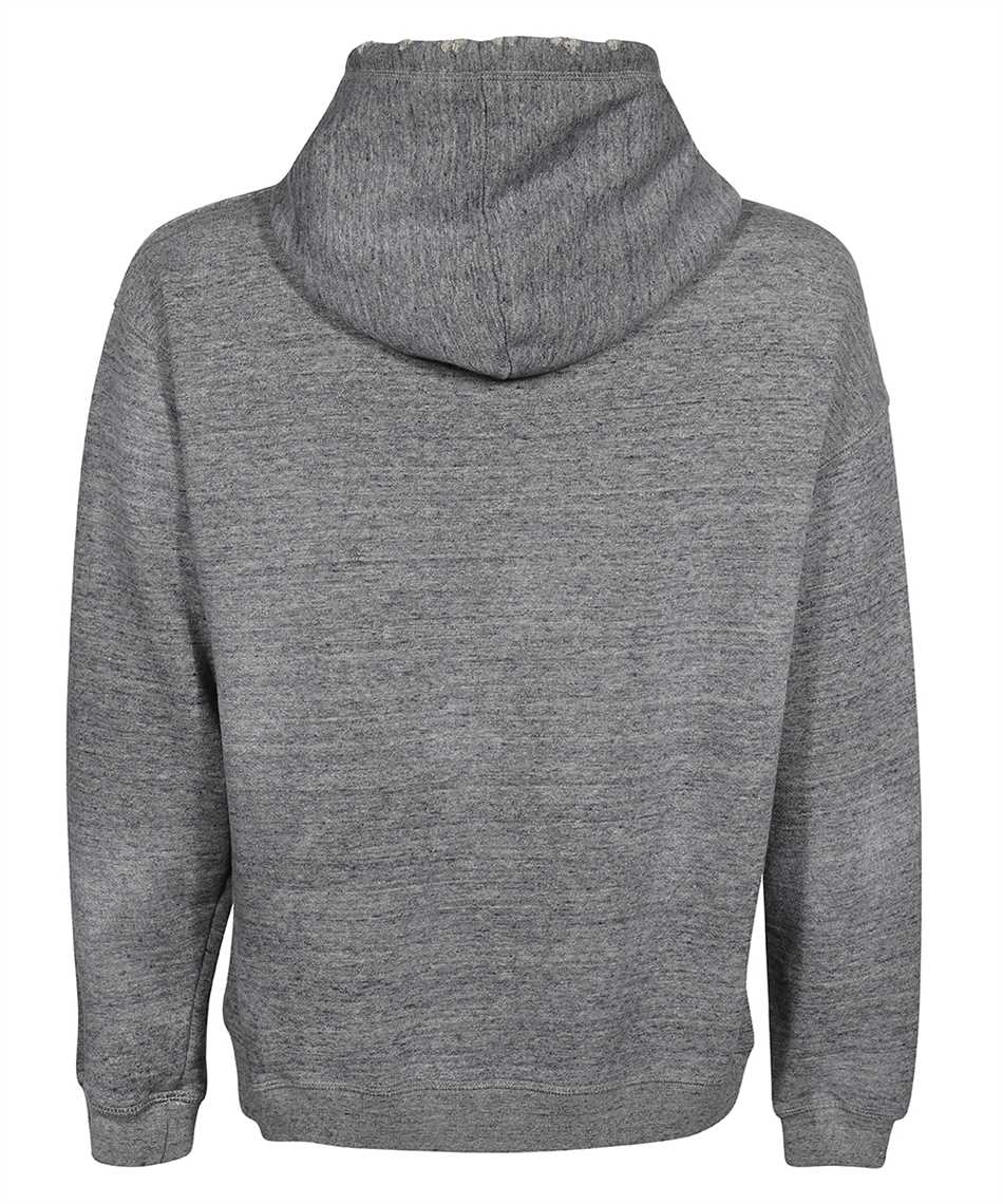 Shop Dsquared2 Cotton Hoodie In Grey