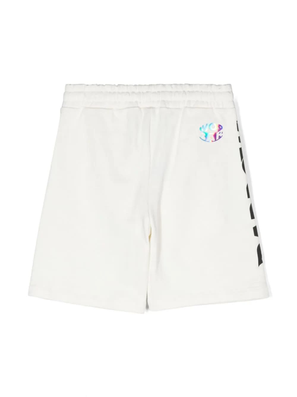 Shop Barrow Shorts Con Logo In Off White