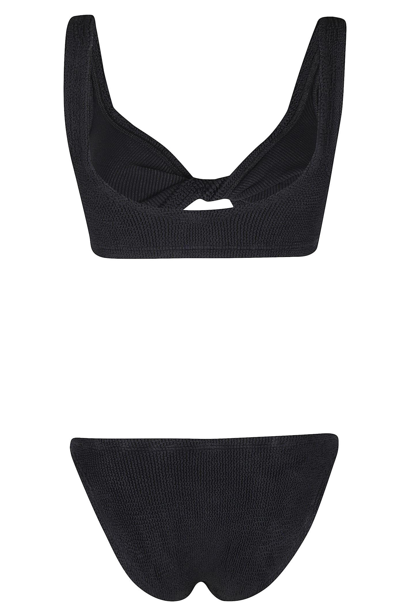 Hunza G Bonnie Crinkle Twist Two-piece Swimsuit