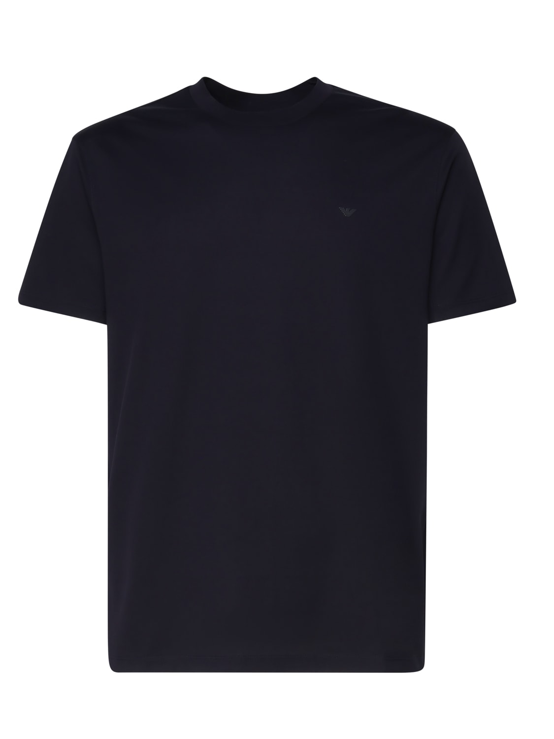 Shop Emporio Armani T-shirt With Logo In Blue